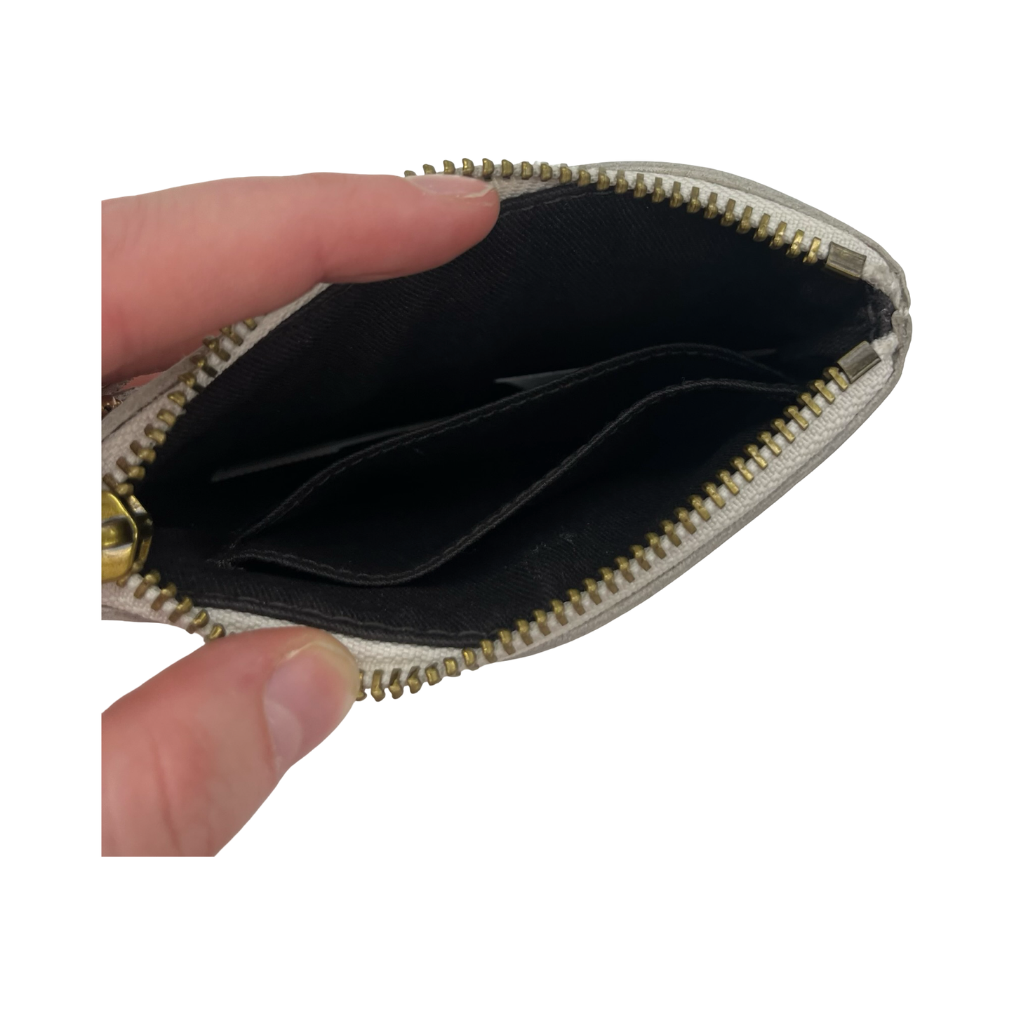 Wallet Leather By Madewell In Ivory, Size:Medium