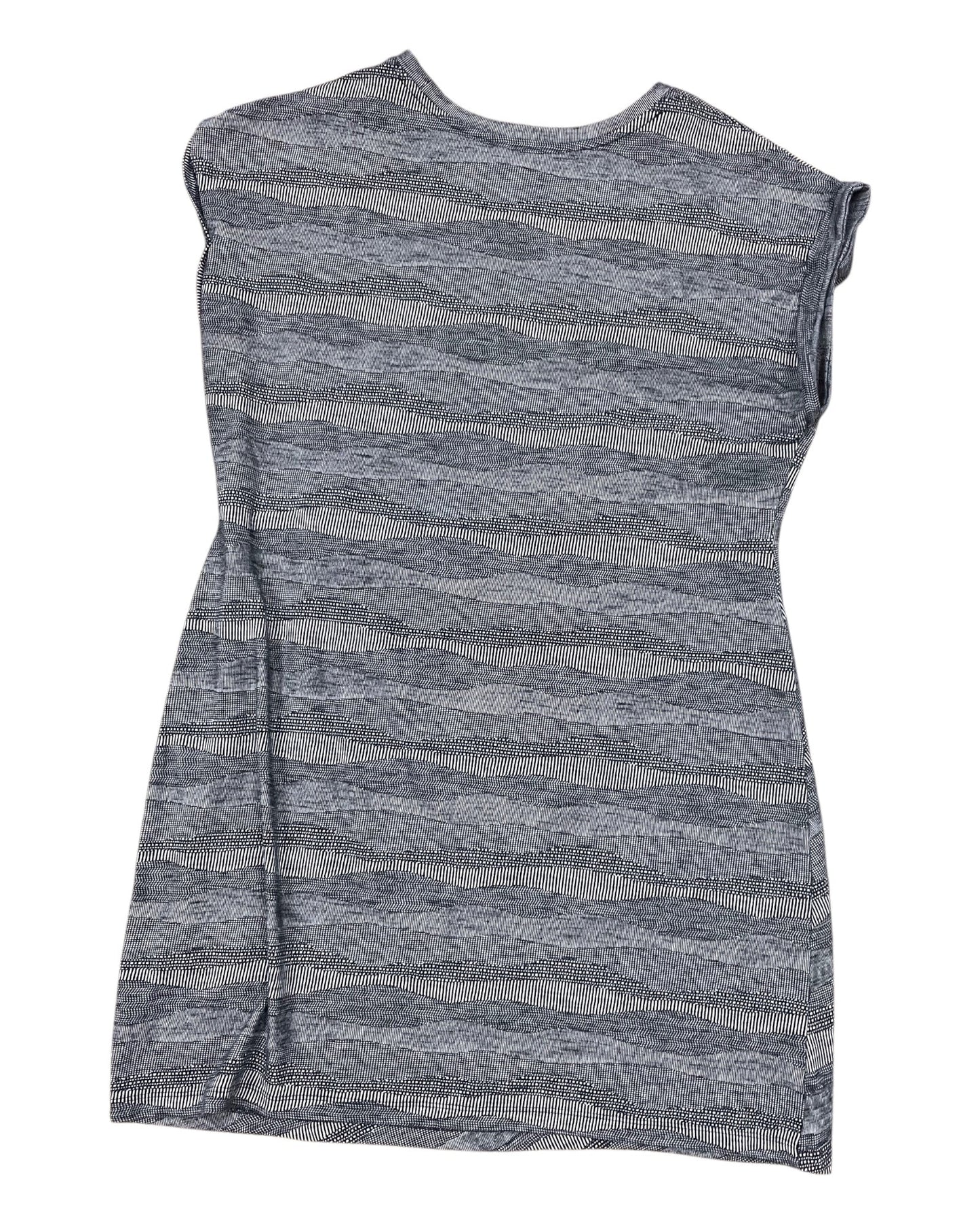 Dress Casual Midi By Time And Tru In Blue, Size:20