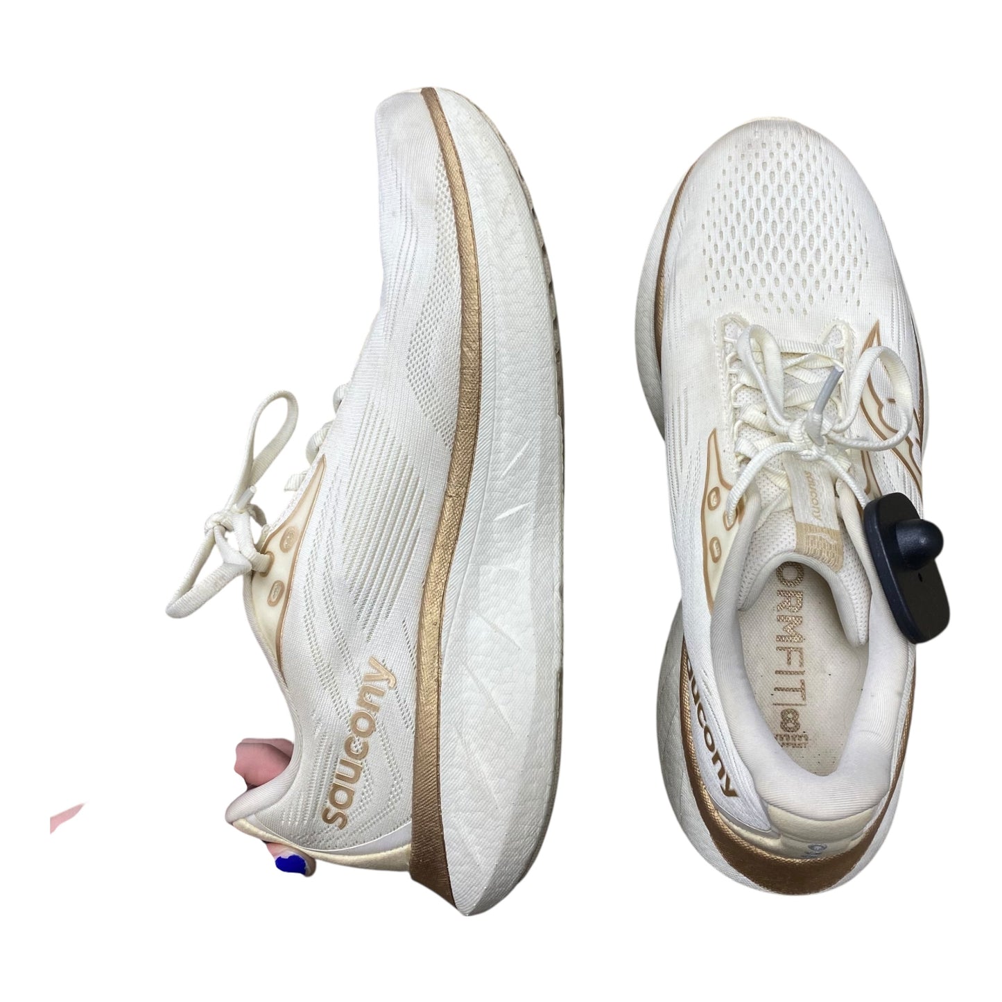 Shoes Athletic By Saucony In Brown & Cream, Size:9.5