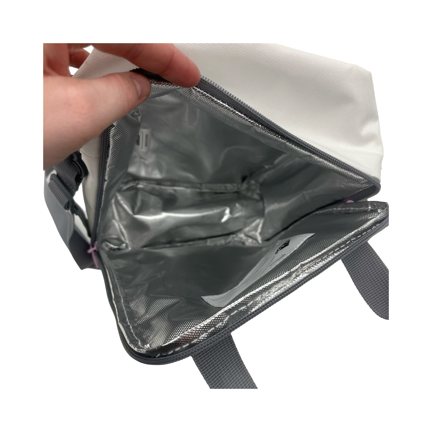 Accessory Label By Adidas In Grey & White