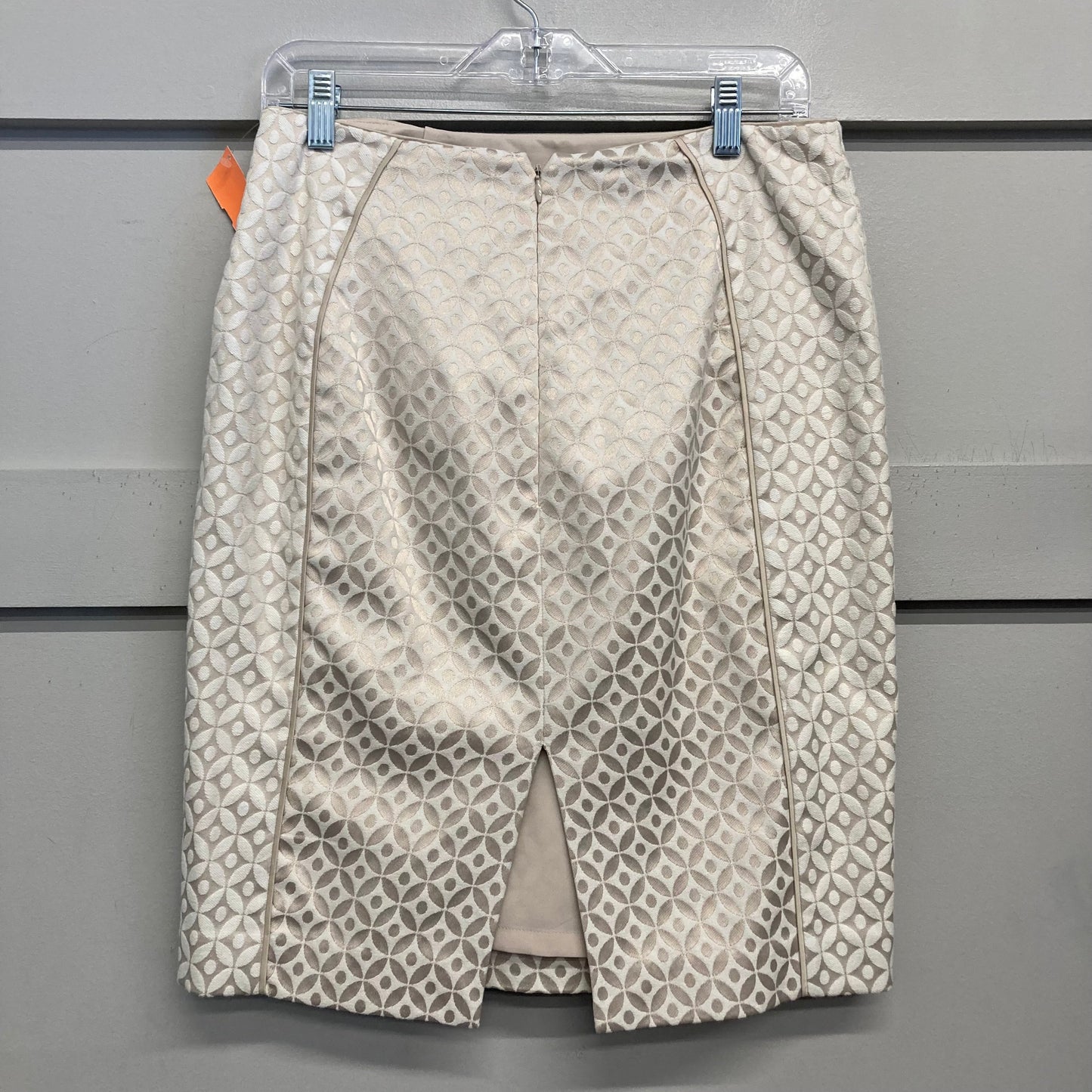 Skirt Midi By White House Black Market In Taupe, Size:8