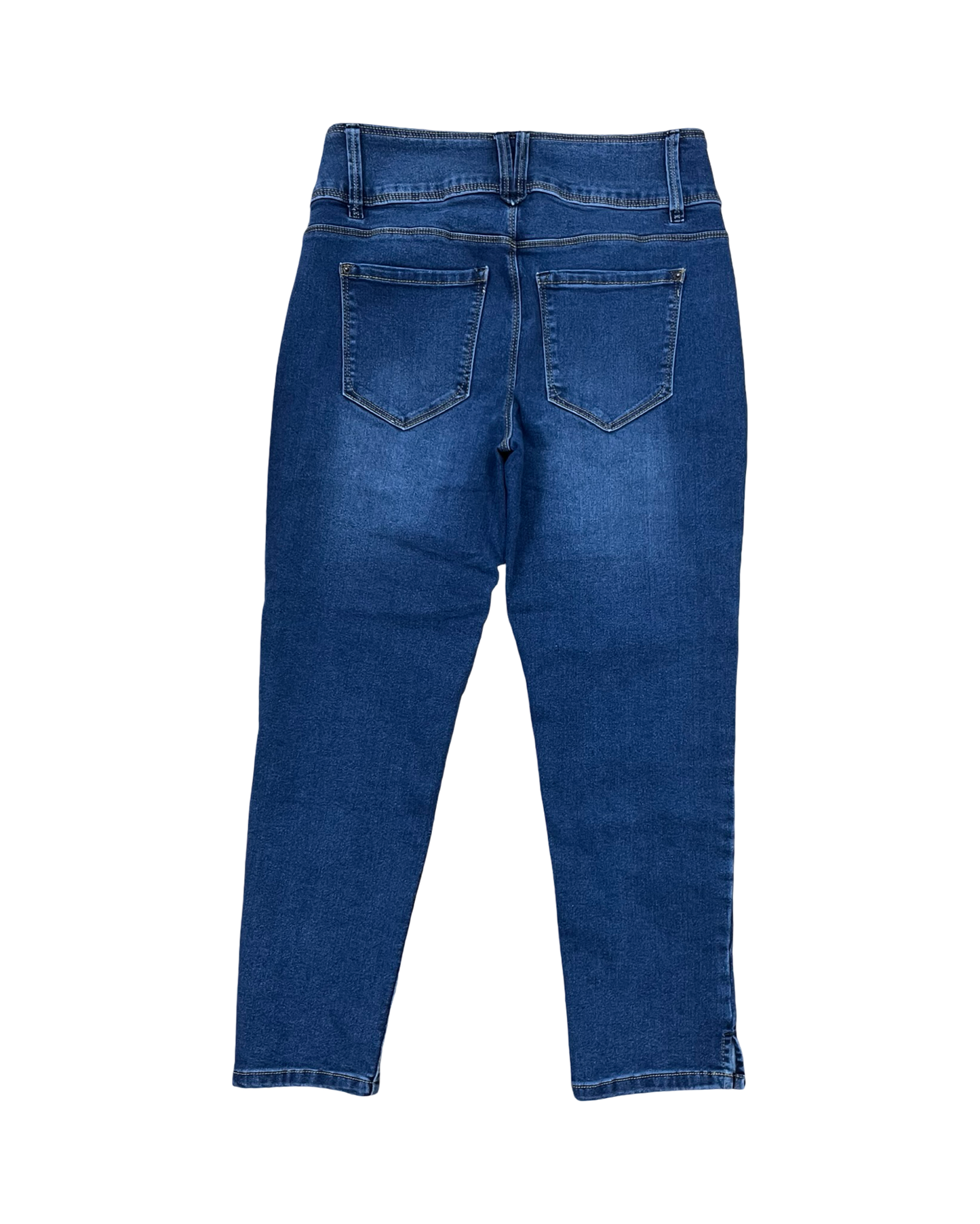 Jeans Skinny By Curve Appeal In Blue Denim, Size:10