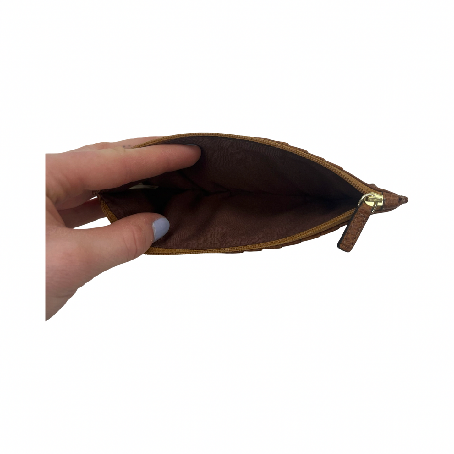 Id/Card Holder Designer By Brahmin In Brown