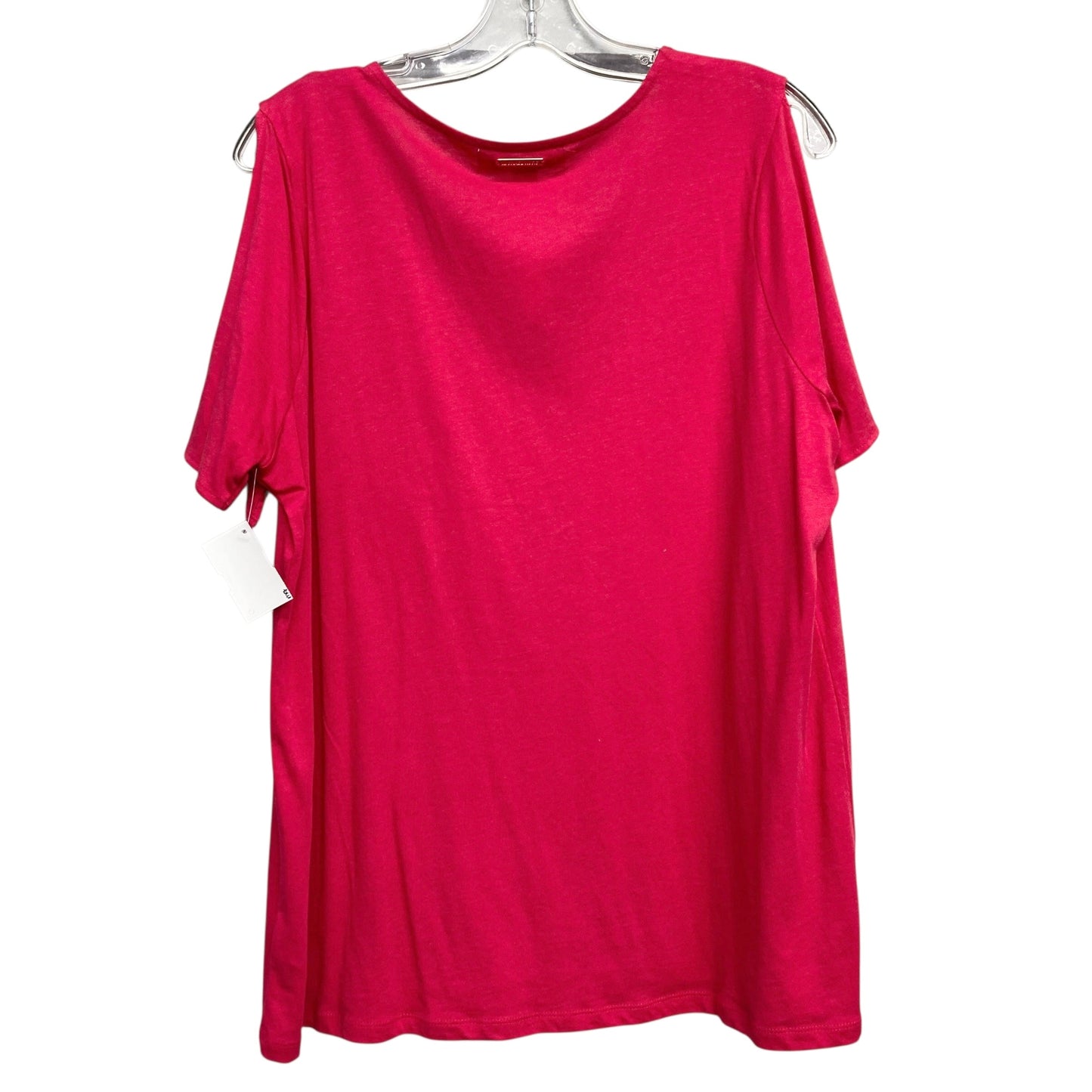Top Ss Basic By Michael By Michael Kors In Pink, Size:Xl
