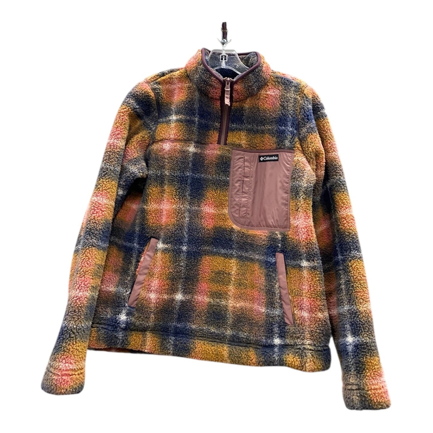 Athletic Fleece By Columbia In Plaid Pattern, Size:M