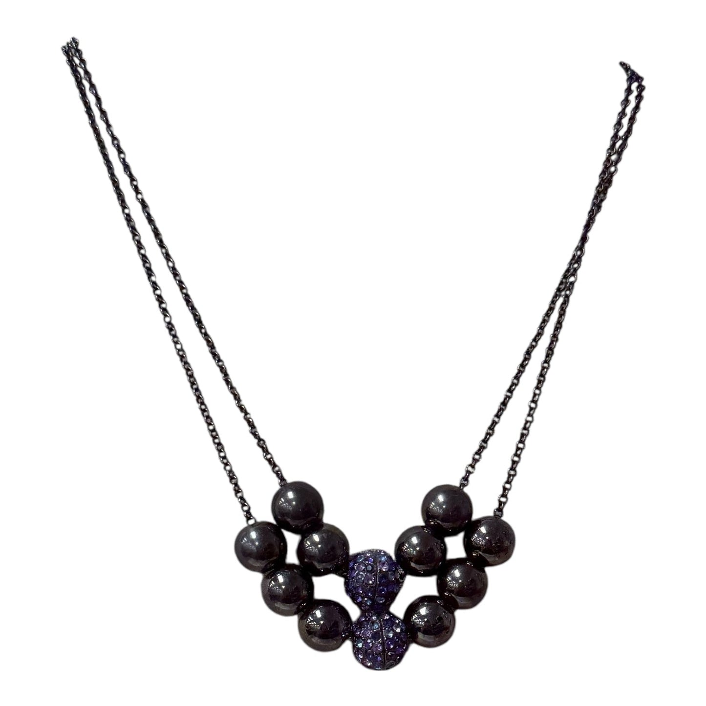 Necklace Layered By Lc Lauren Conrad In Grey & Purple
