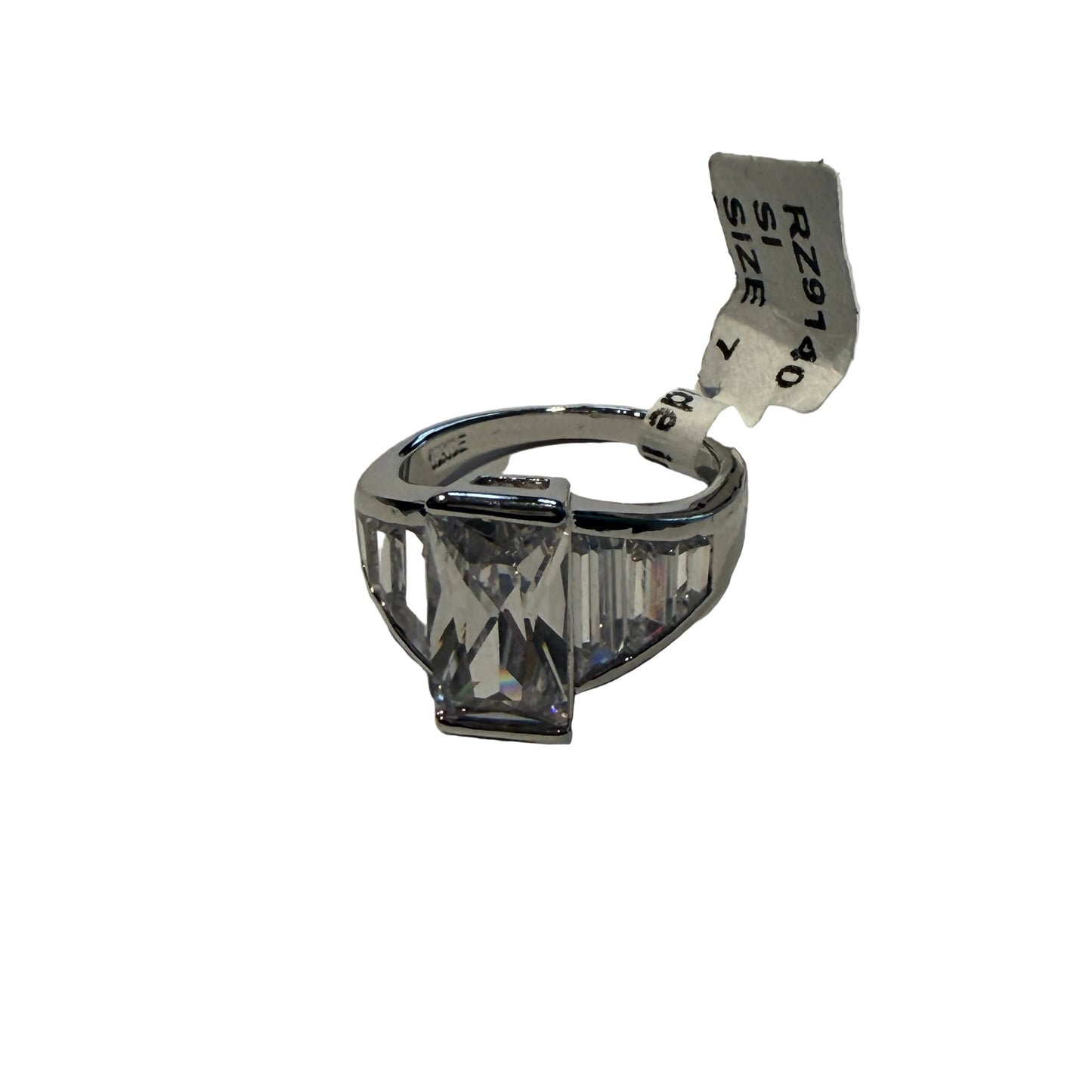 Ring Statement By Clothes Mentor In Silver, Size:7