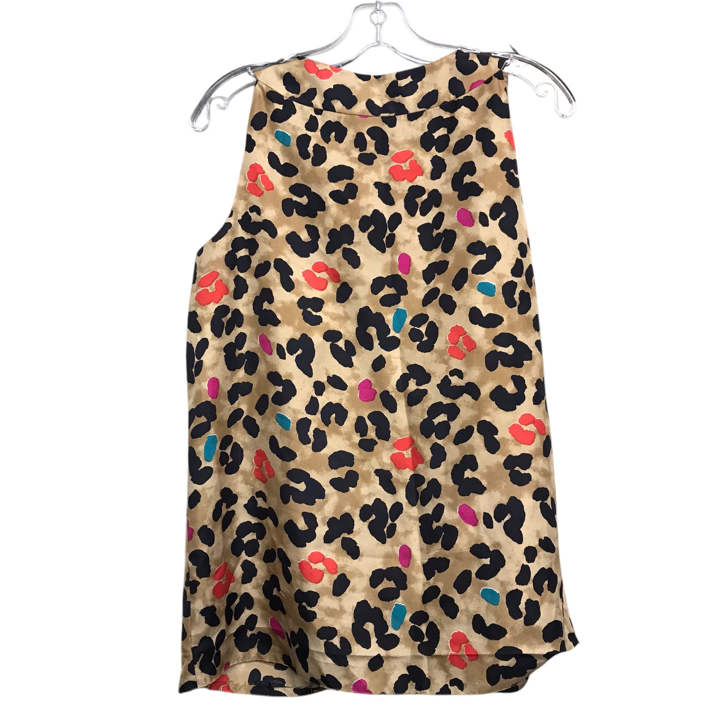 Top Sleeveless Designer By Kate Spade In Animal Print, Size:S