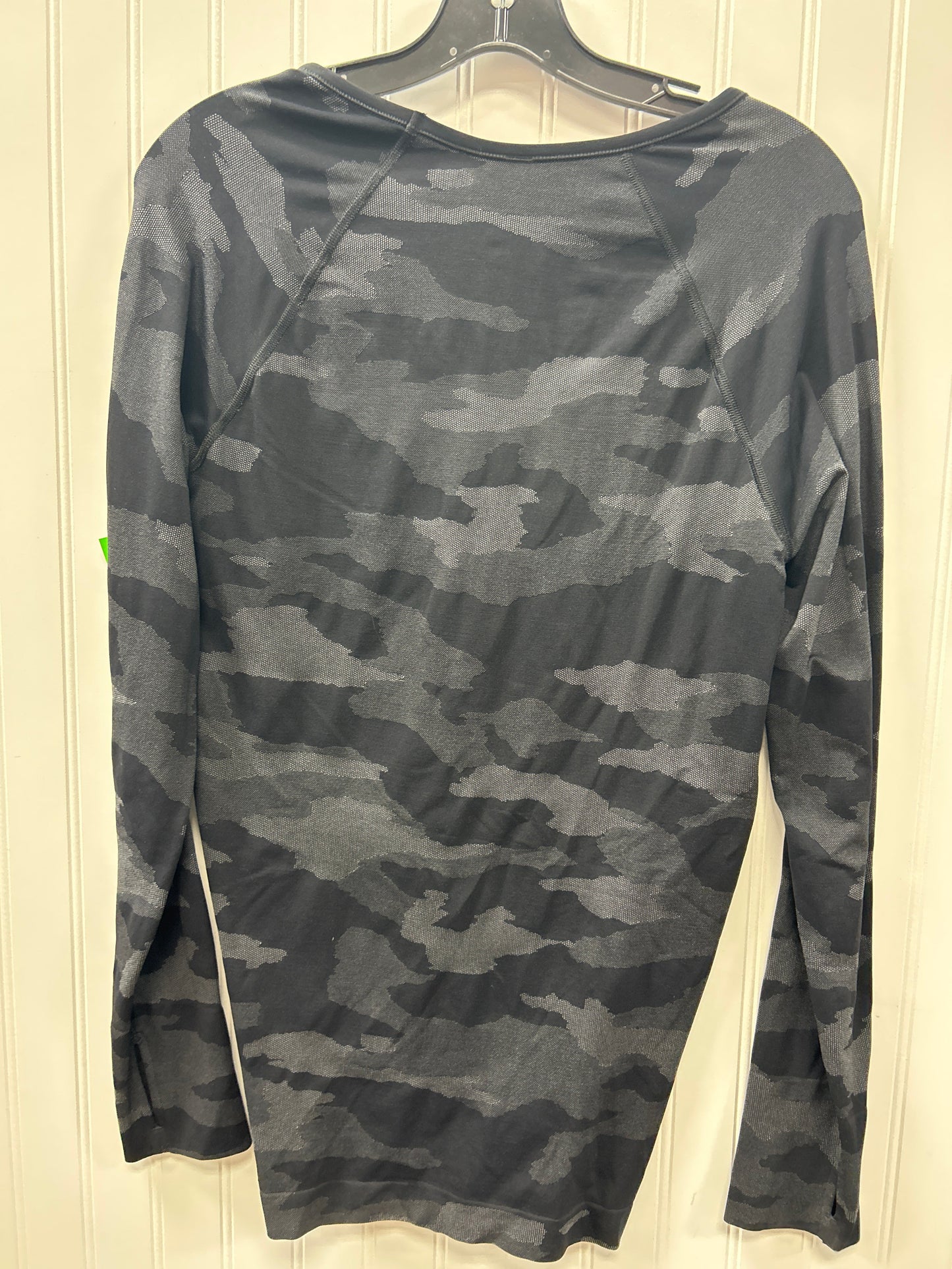 Athletic Top Ls Crewneck By Athleta In Black, Size:L