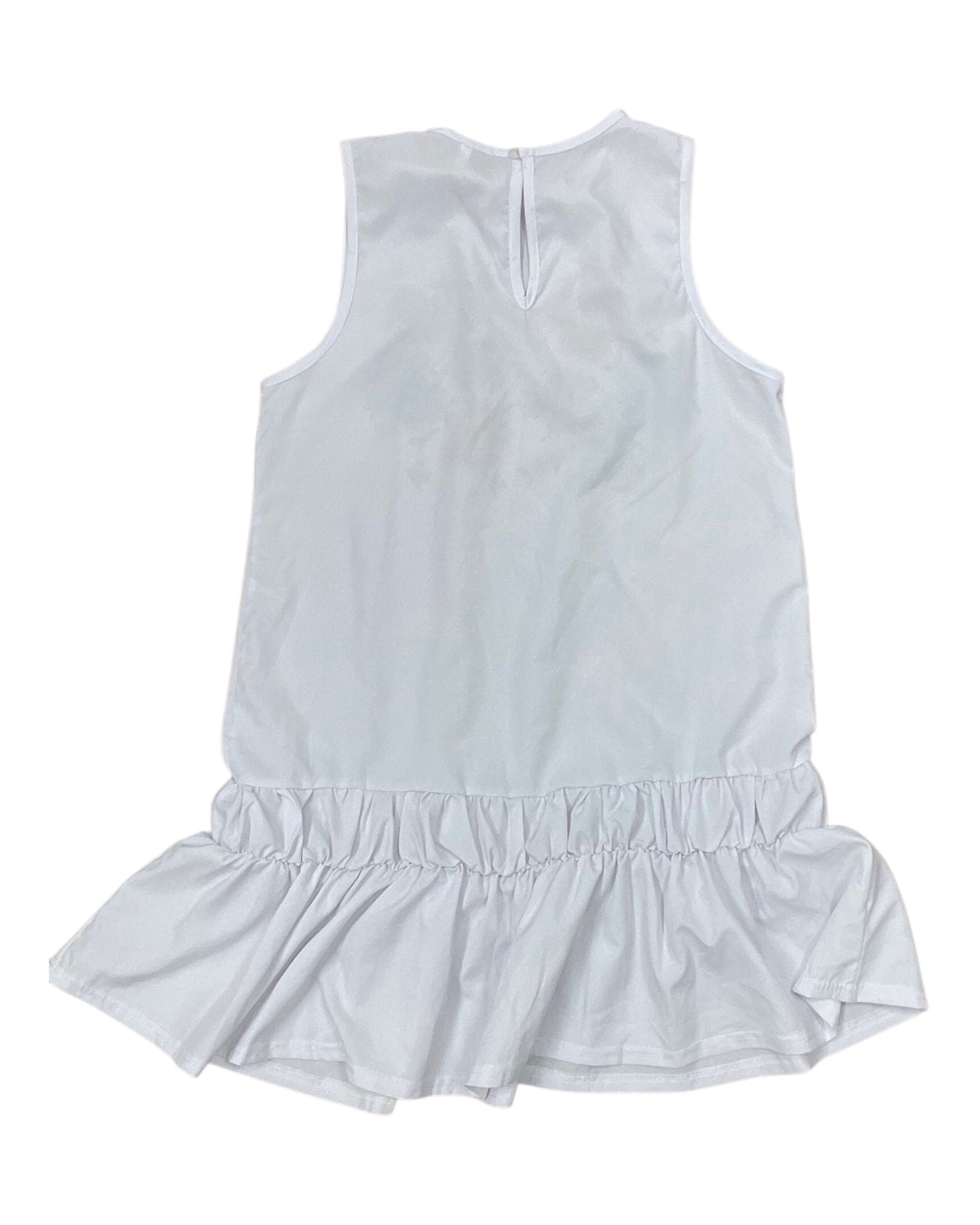 Tunic Sleeveless By Clothes Mentor In White, Size:S