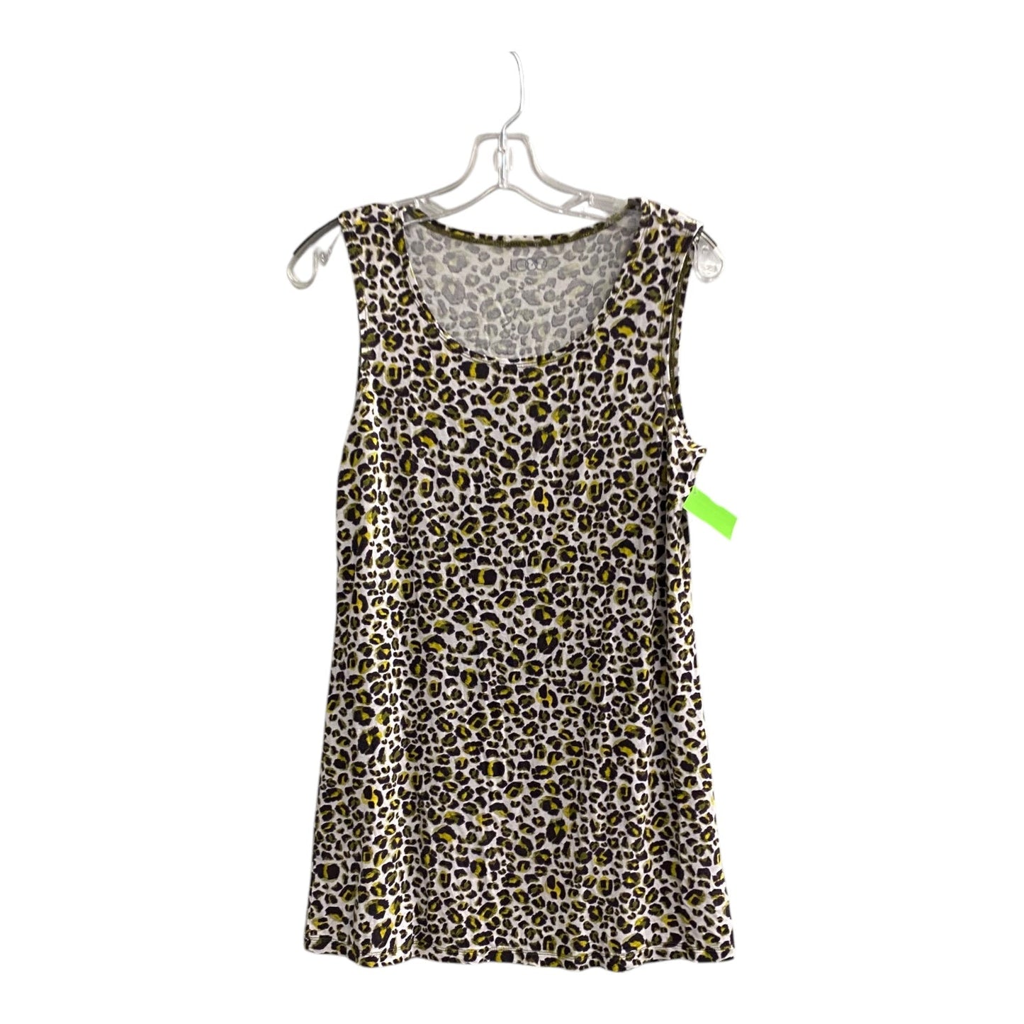 Top Sleeveless By Logo In Purple & Yellow, Size:M