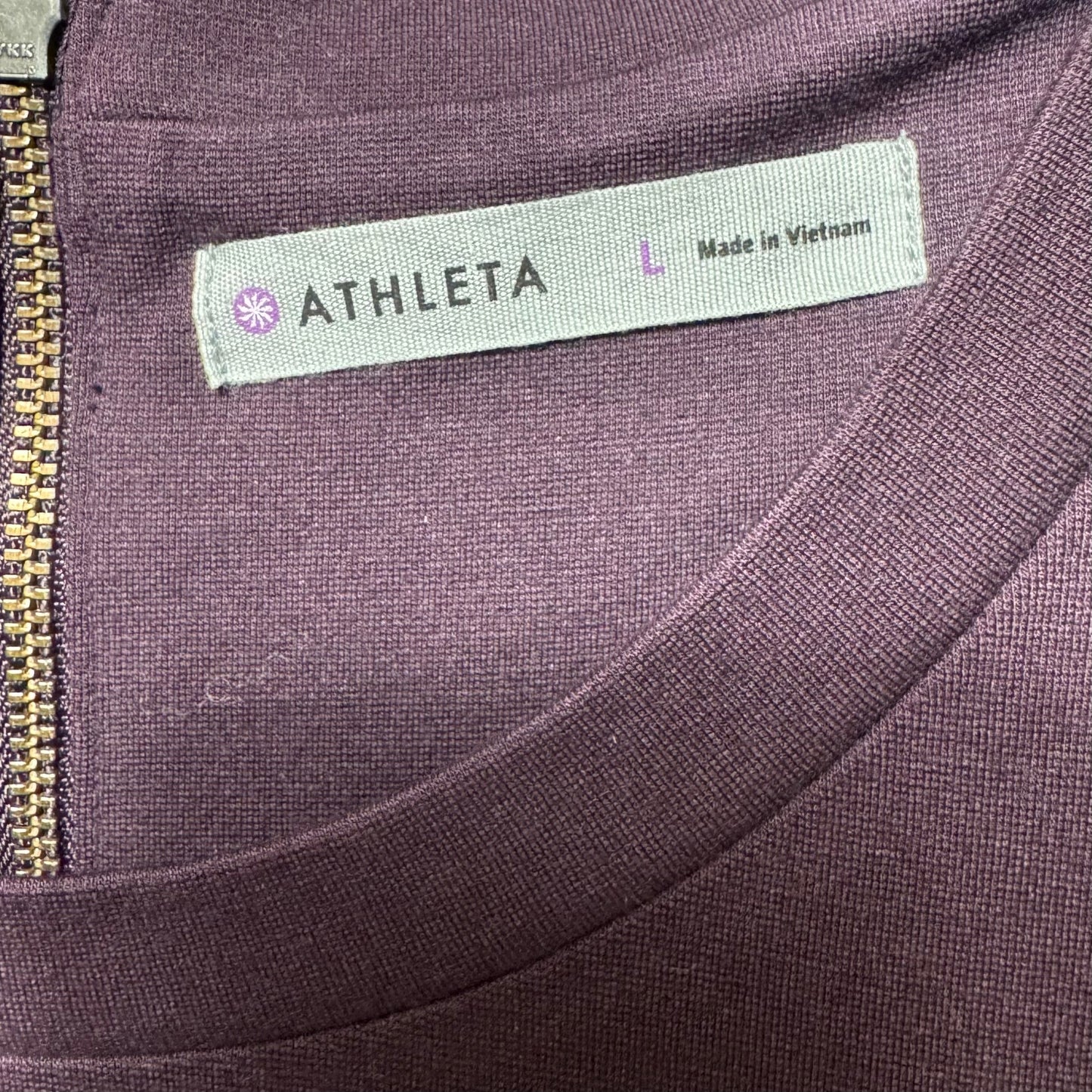 Dress Casual Midi By Athleta In Purple, Size: L