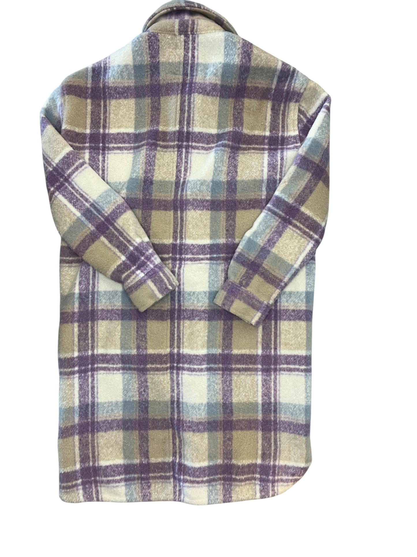 Jacket Shirt By Blanknyc In Purple & Tan, Size:S