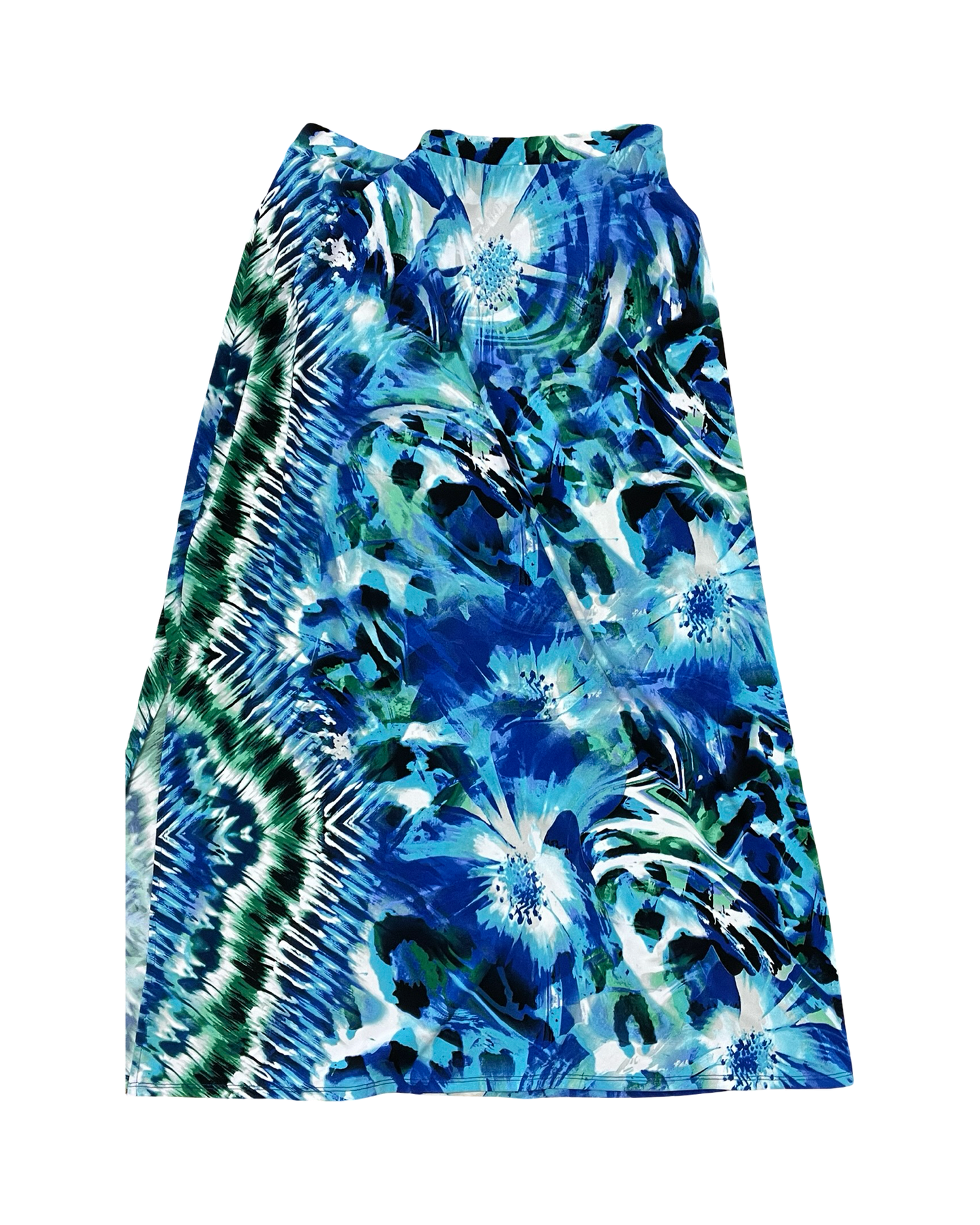Skirt Maxi By Chicos In Blue, Size:L