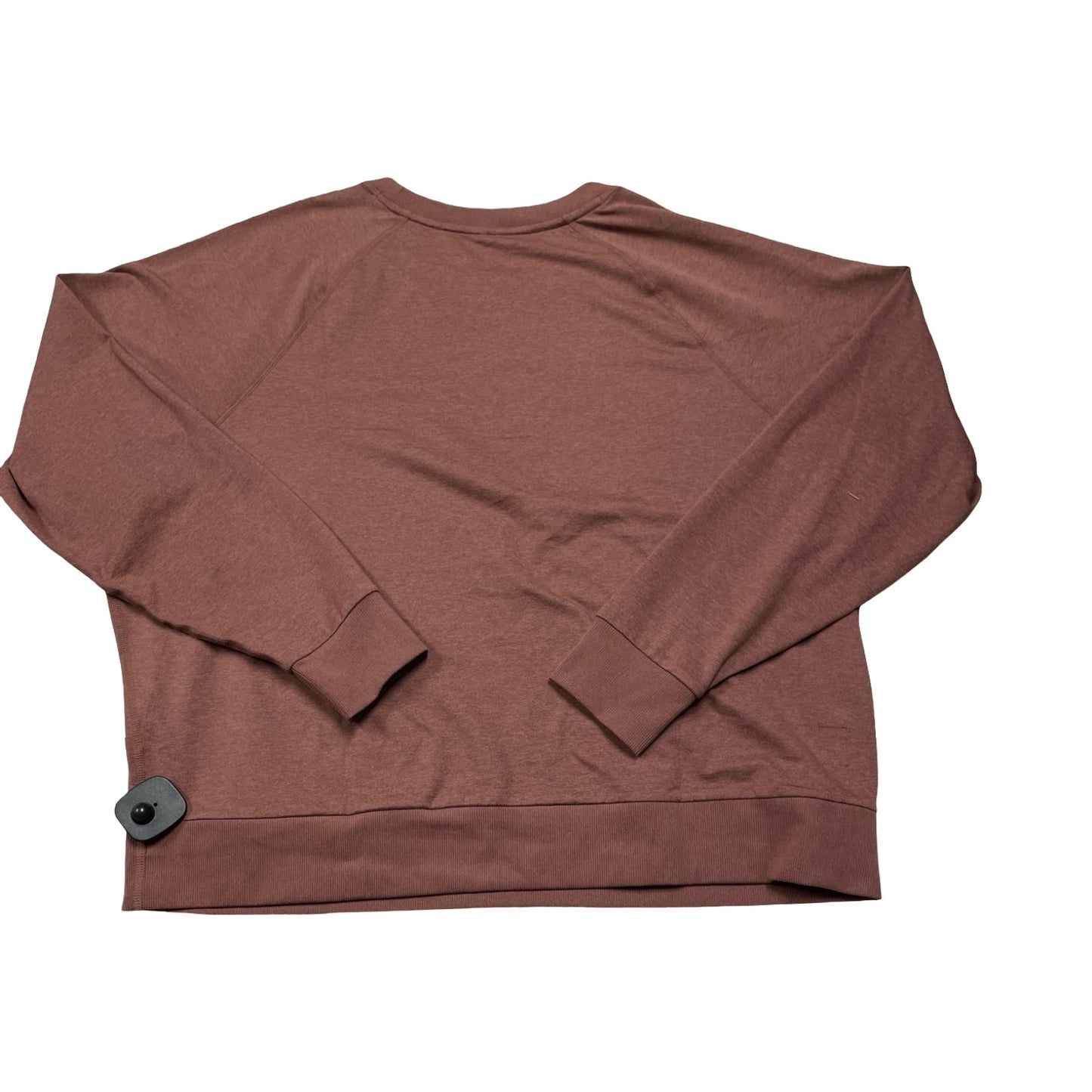 Athletic Top Ls Crewneck By Vuori In Brown, Size:Xl