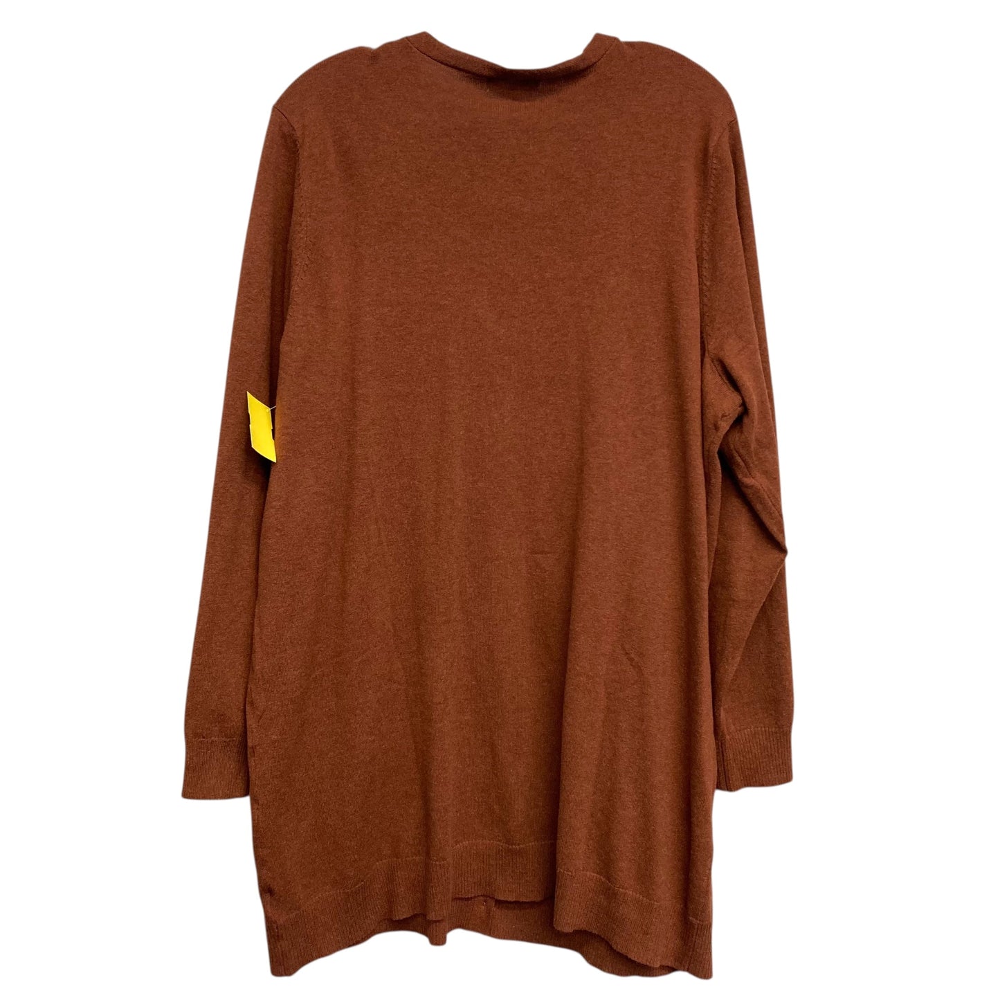 Sweater Cardigan By Maurices In Brown, Size:1X