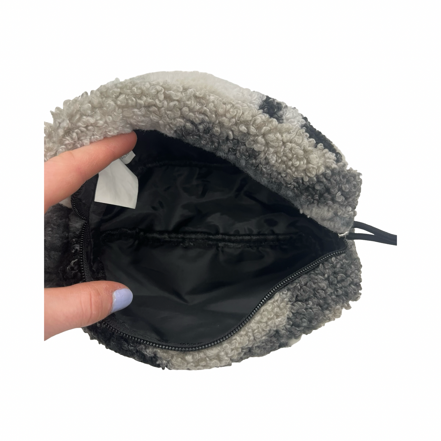 Makeup Bag By Wild Fable In Black & Grey, Size:Small