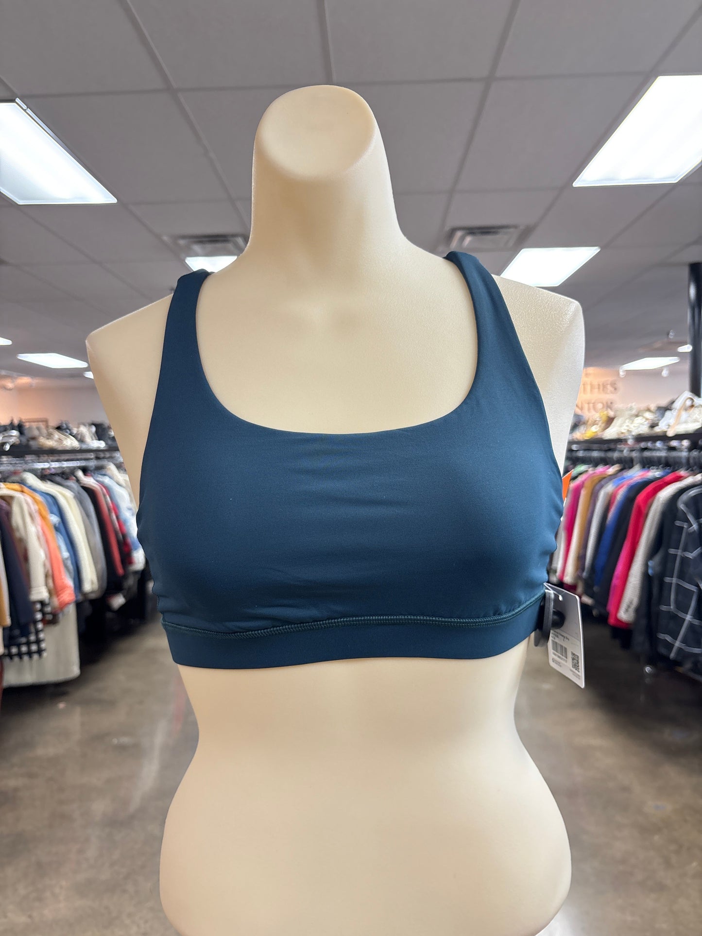 Athletic Bra By Lululemon In Teal, Size:4