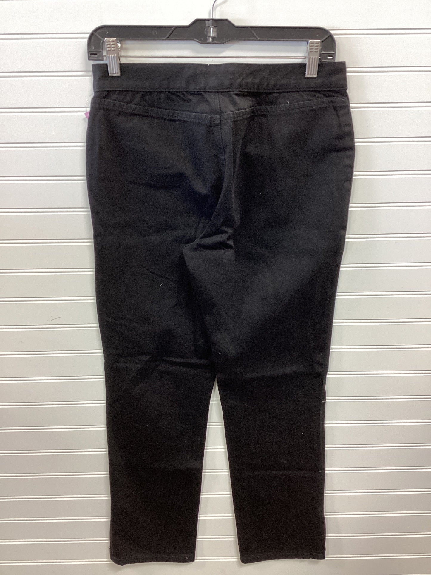 Jeans Straight By Ralph Lauren In Black Denim, Size:4P