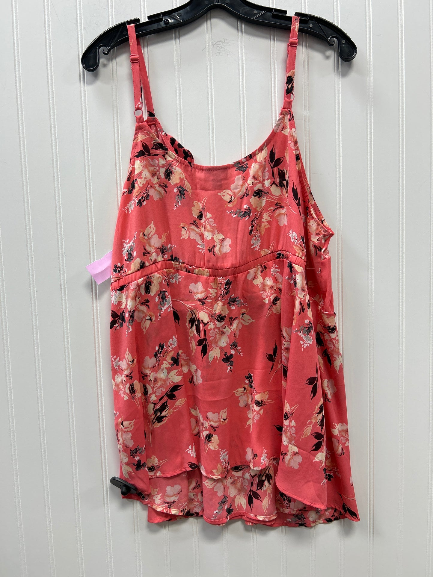 Top Sleeveless By Torrid In Pink, Size:2X NWT