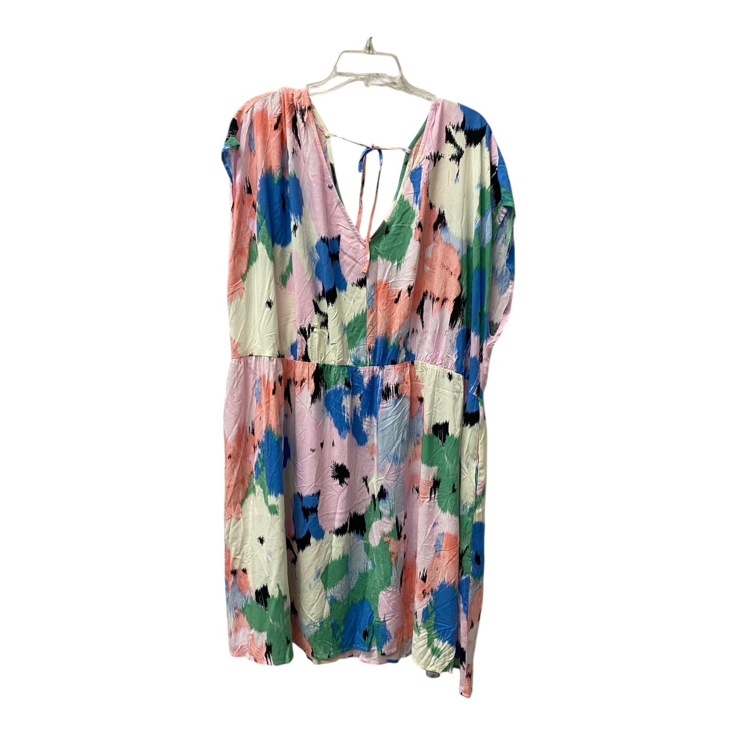 Dress Casual Short By Ava & Viv In Blue & Pink, Size:3