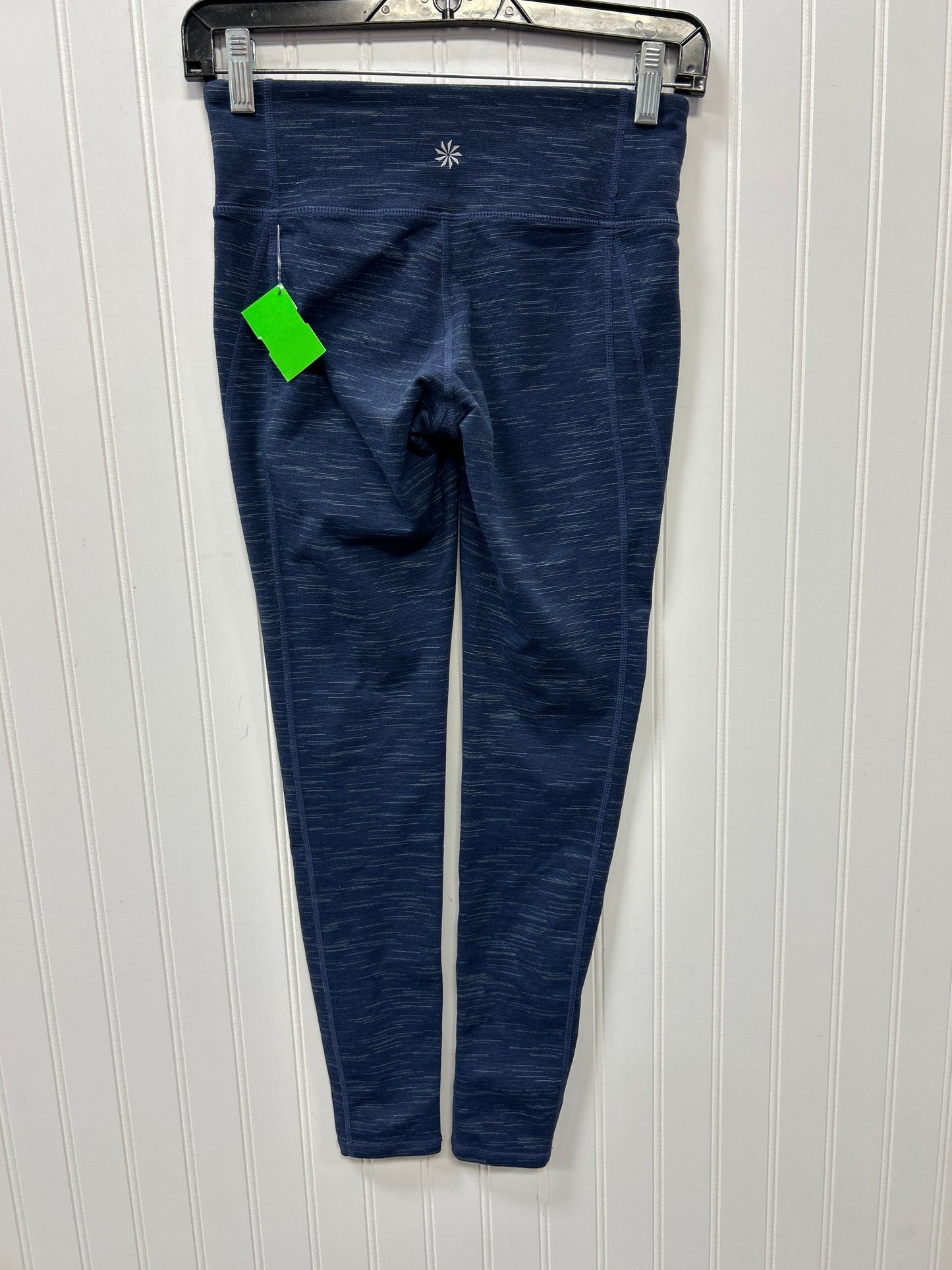 Athletic Leggings By Athleta In Navy, Size:Xs