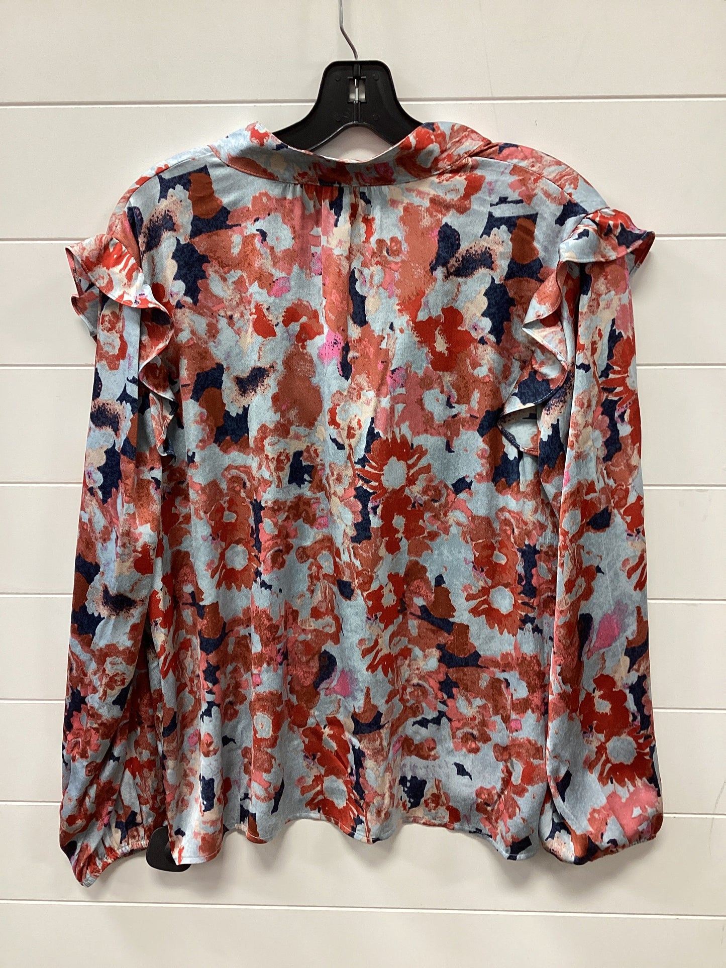 Top Ls By Nic + Zoe In Floral Print, Size:L