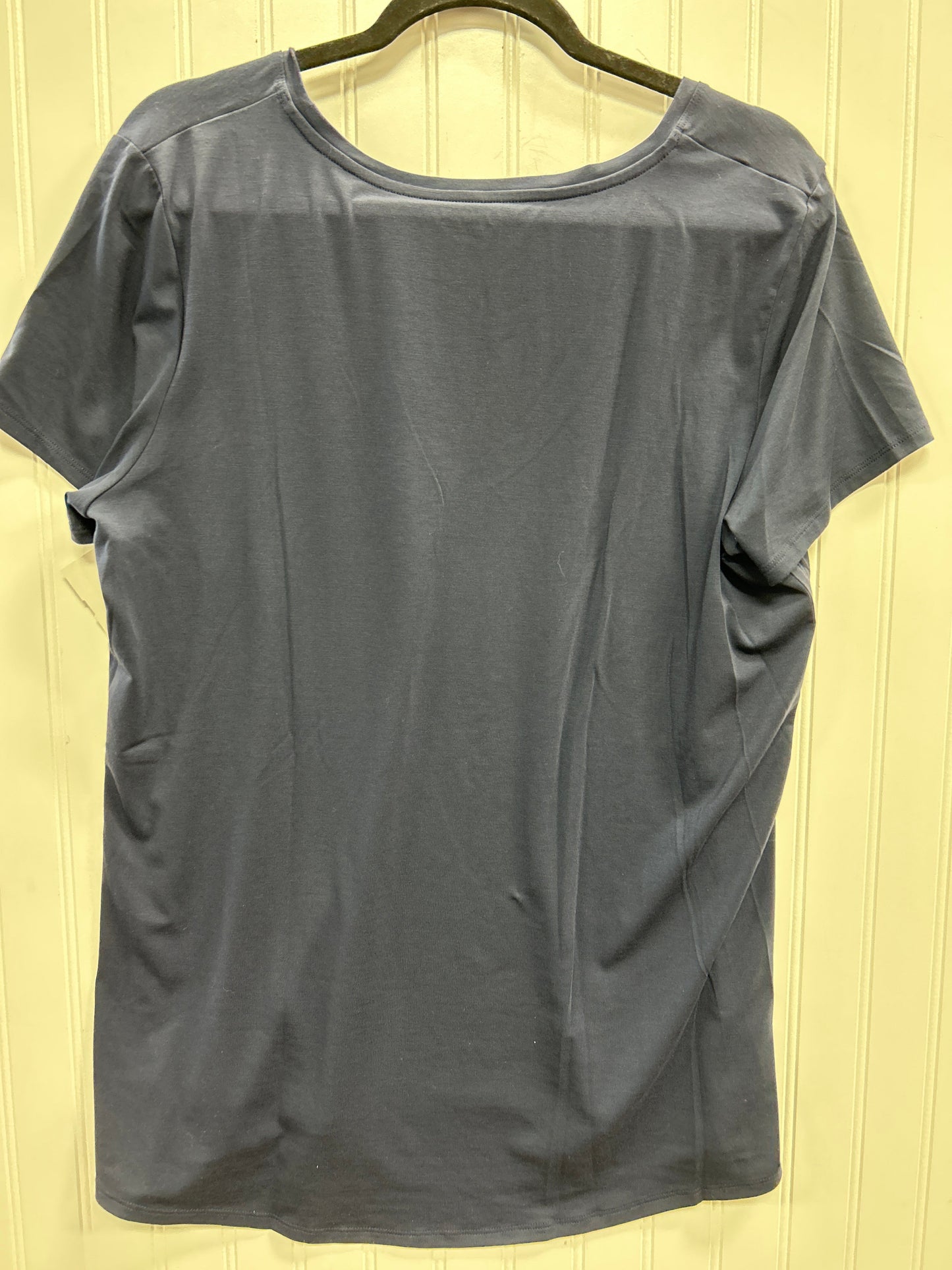 Athletic Top Ss By Athleta In Navy, Size:Xl