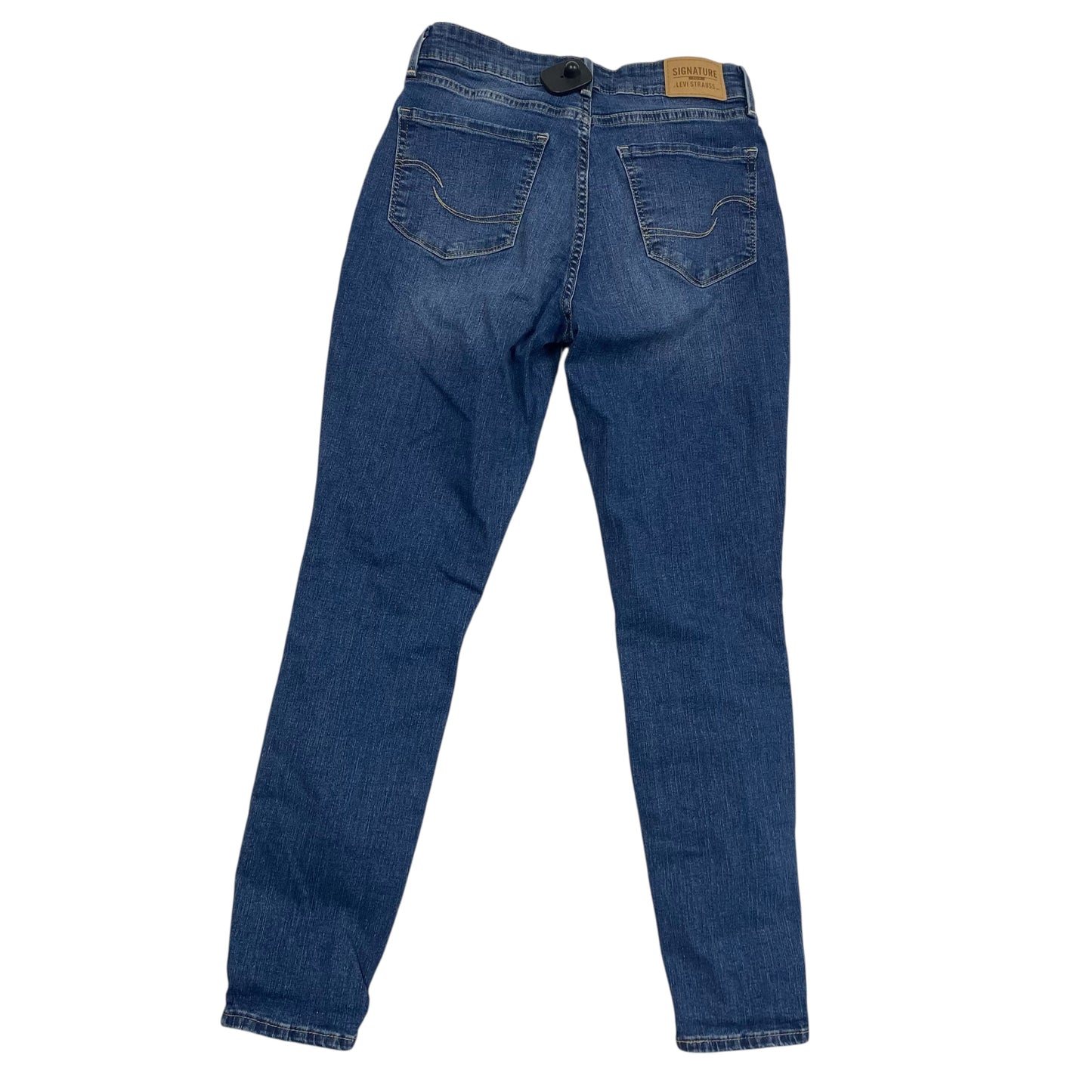 Jeans Skinny By Levis In Blue Denim, Size:6