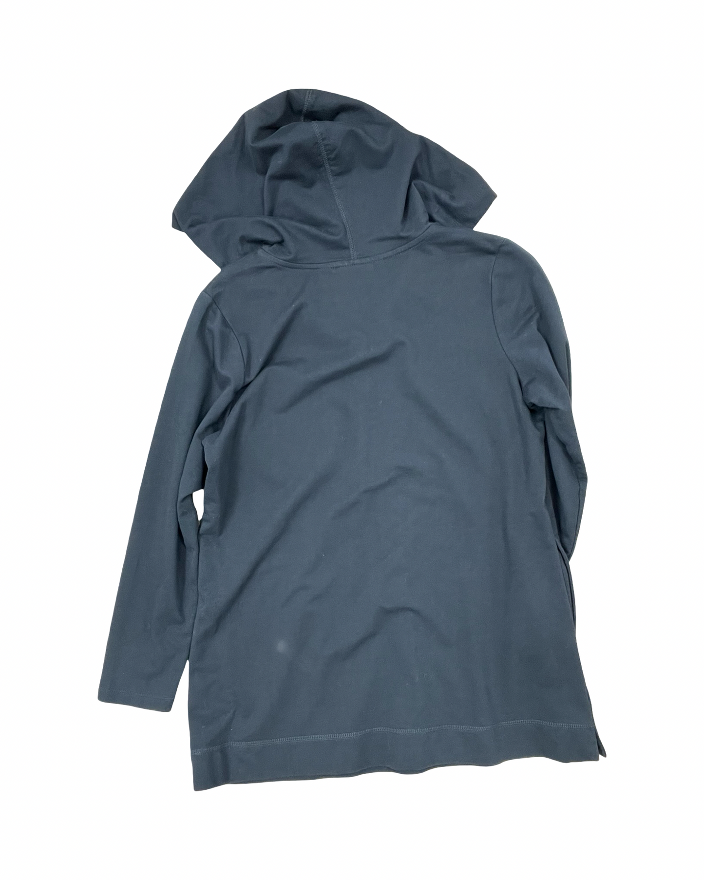 Sweatshirt Hoodie By Denim And Company In Black, Size:S