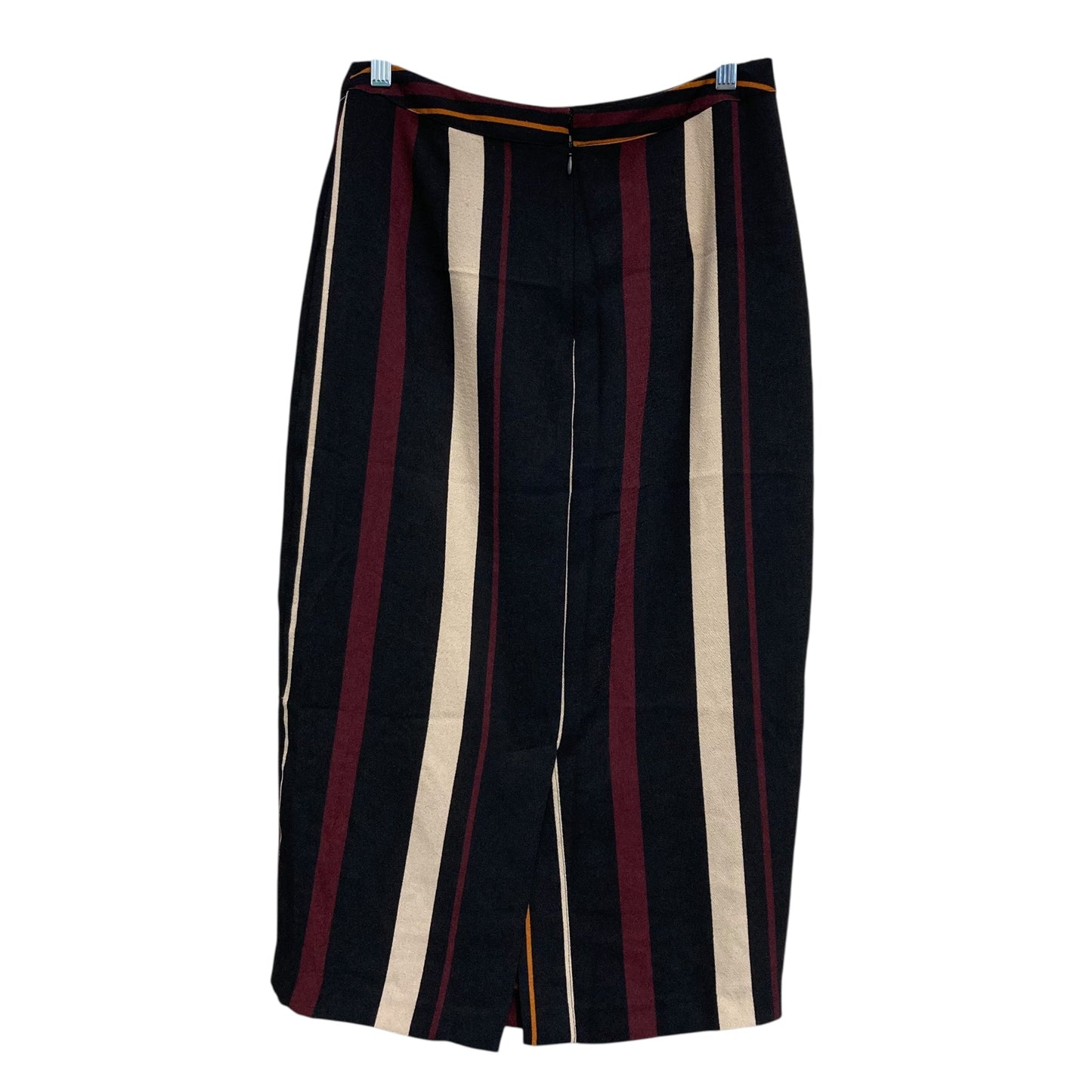 Skirt Midi By Who What Wear In Striped Pattern, Size:8