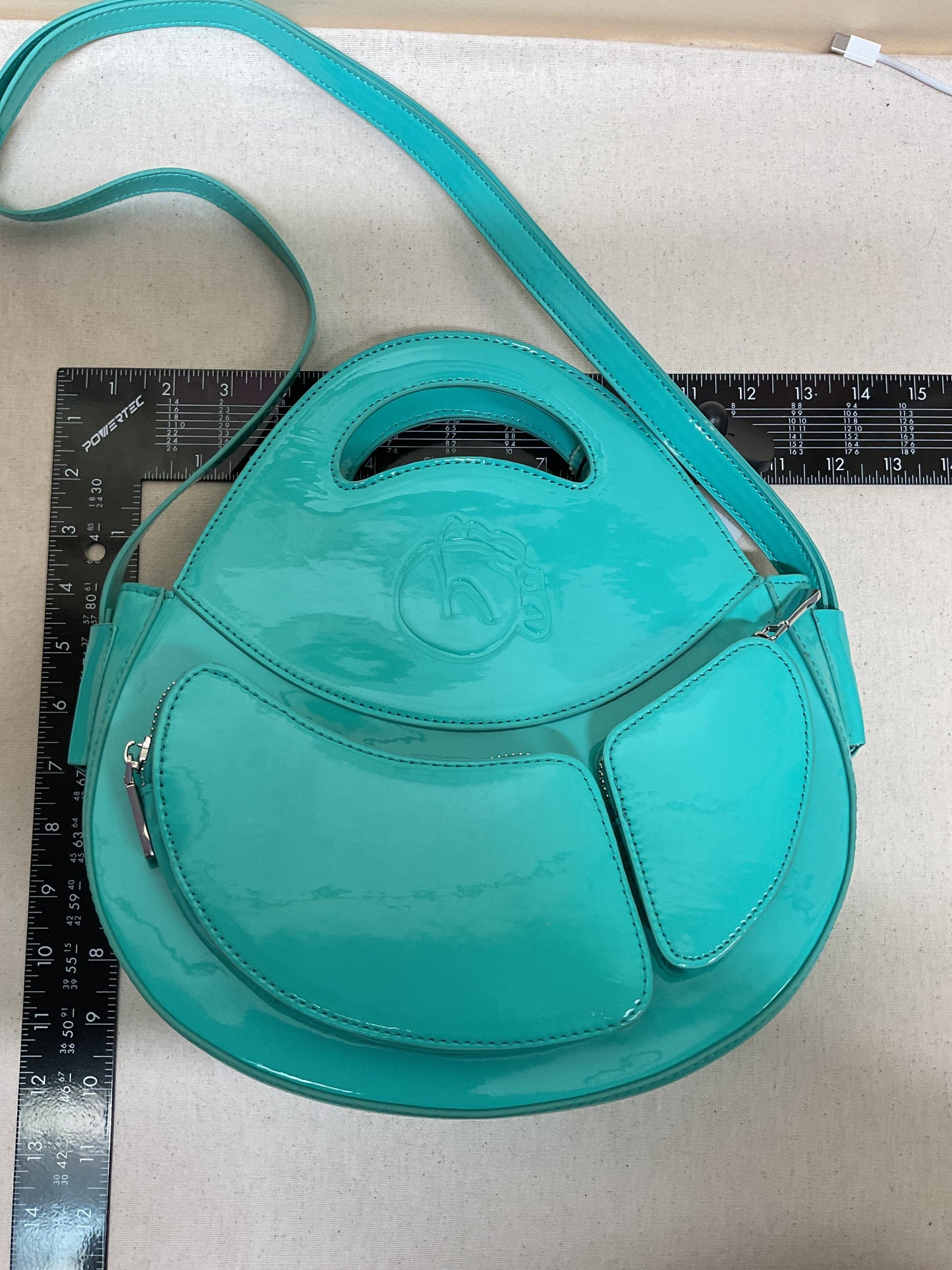 Handbag By Nordstrom In Teal, Size:Large