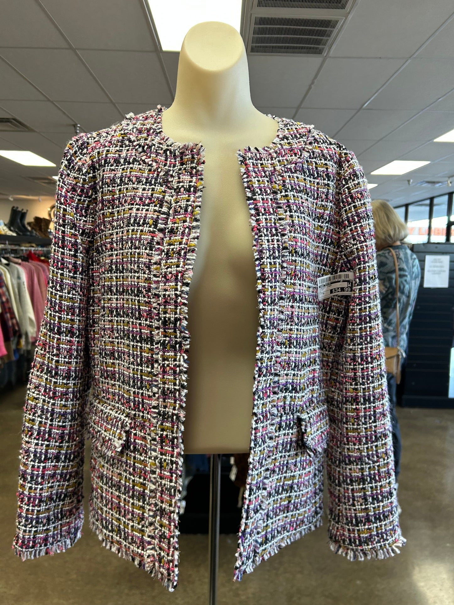Jacket Other By Ann Taylor In Pink, Size:8