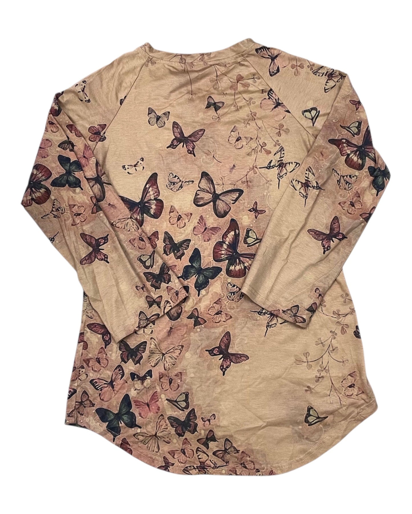 Top Ls By Clothes Mentor In Brown, Size:M