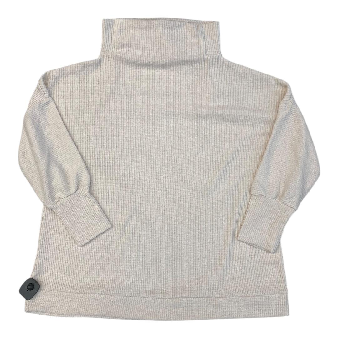 Sweater By Andree By Unit In Cream, Size:1X