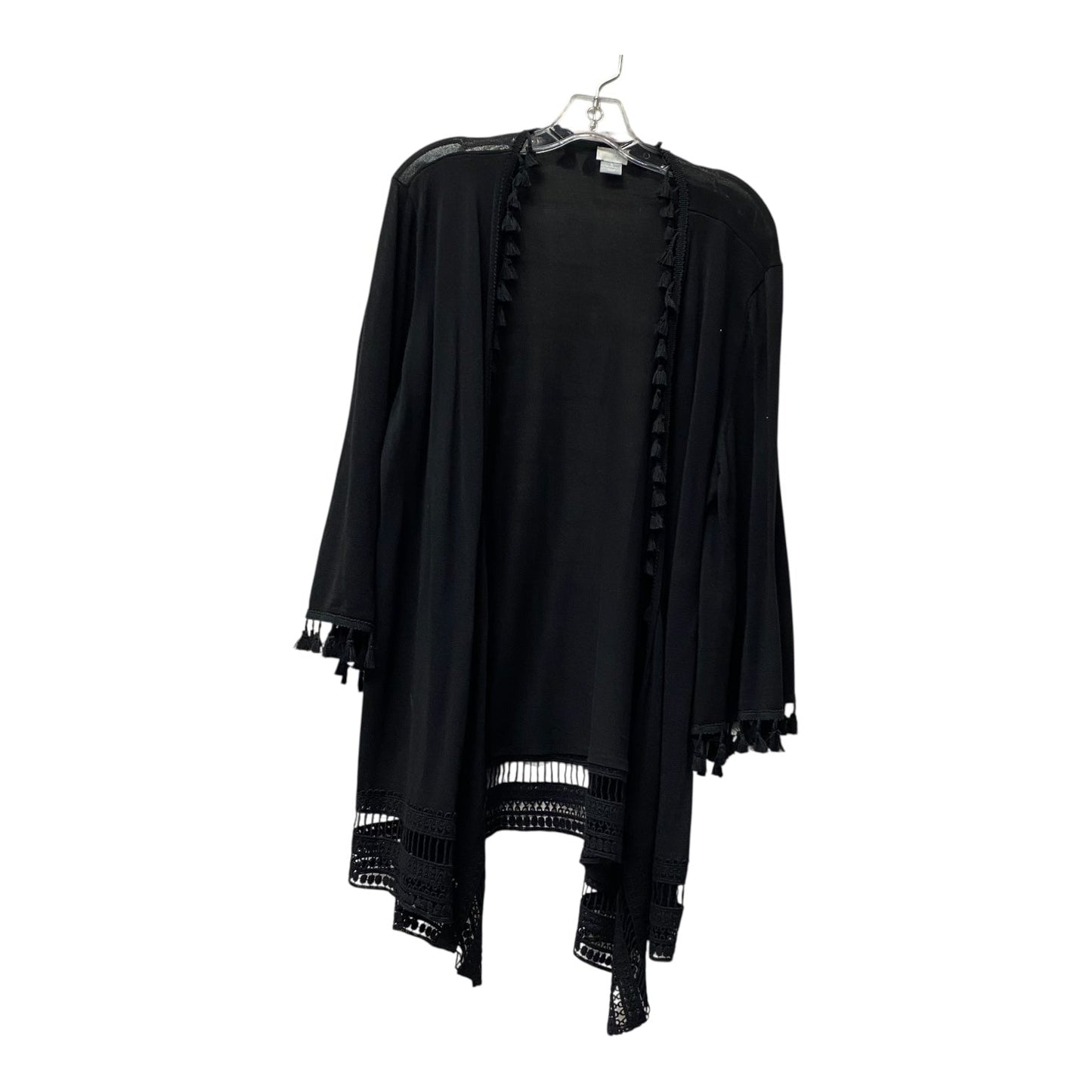 Cardigan By Chicos In Black, Size:Xl