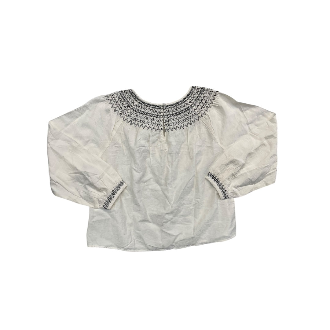 Top Ls By Banana Republic In Cream, Size:M