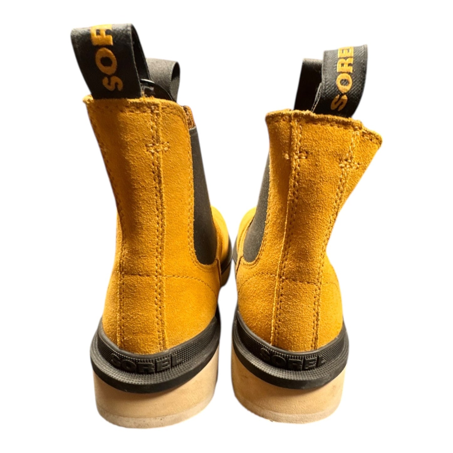 Boots Ankle Flats By Sorel In Tan, Size:8