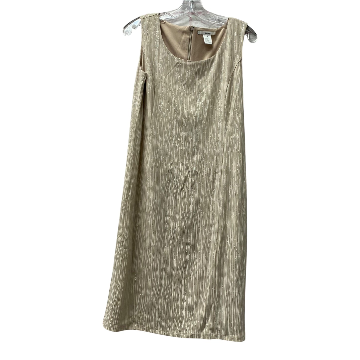 Dress Party Short By Masseys In Silver & Tan, Size:S
