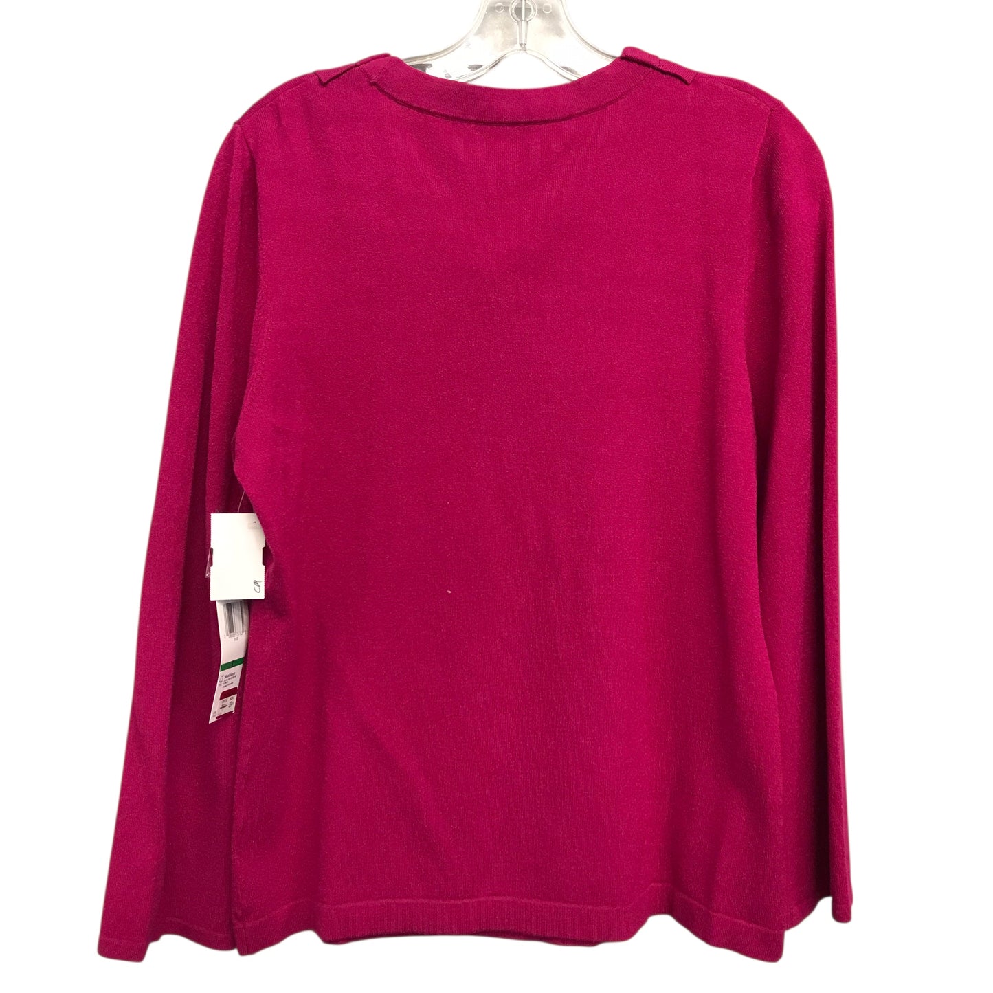 Sweater By Jones New York In Pink, Size:L