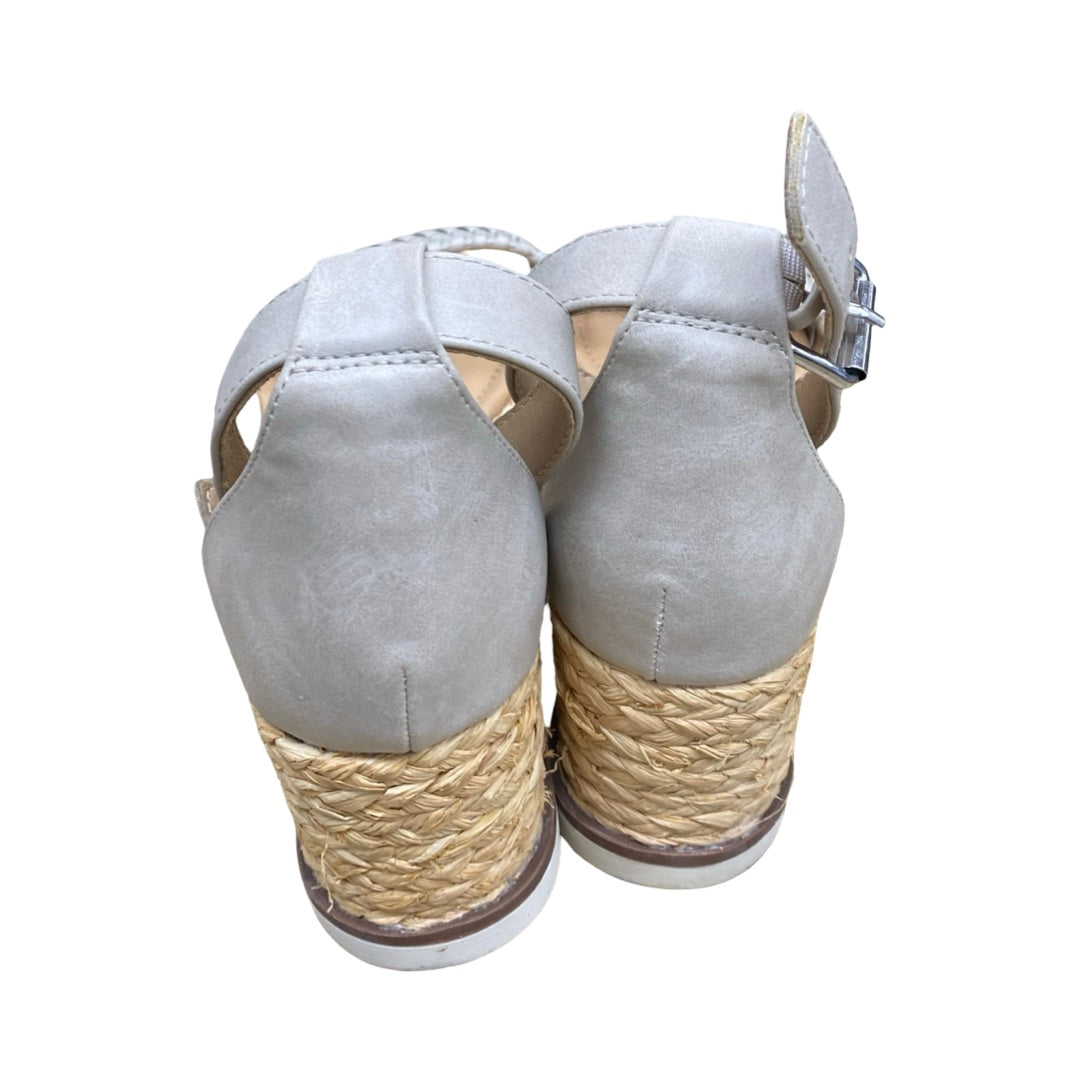 Sandals Heels Platform By Dolce Vita In Taupe, Size:9