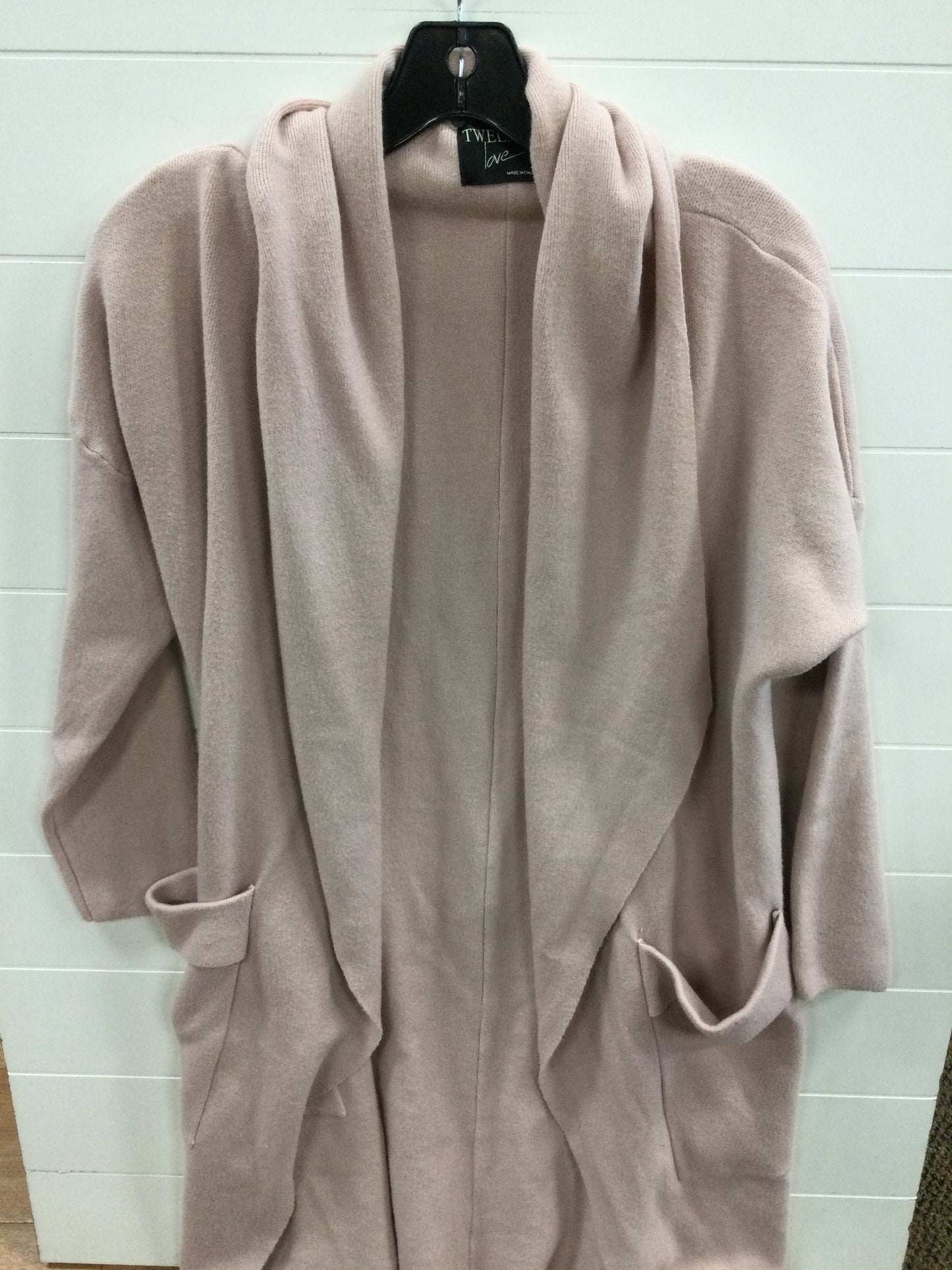 Sweater Cardigan By Cmc In Pink, Size:M