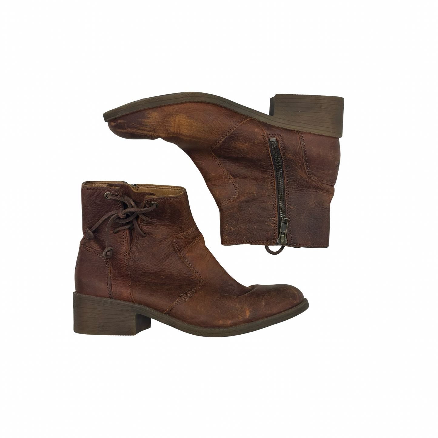 Boots Leather By Sperry In Brown, Size:7.5