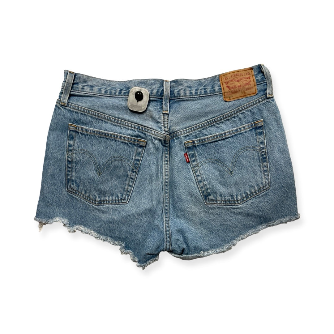 Shorts By Levis In Blue Denim, Size:12