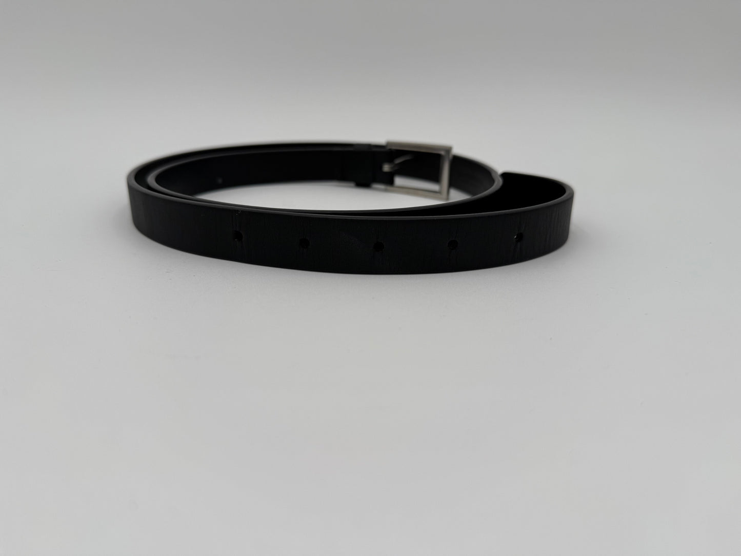 Belt Luxury Designer By Bottega Veneta In Black & Silver