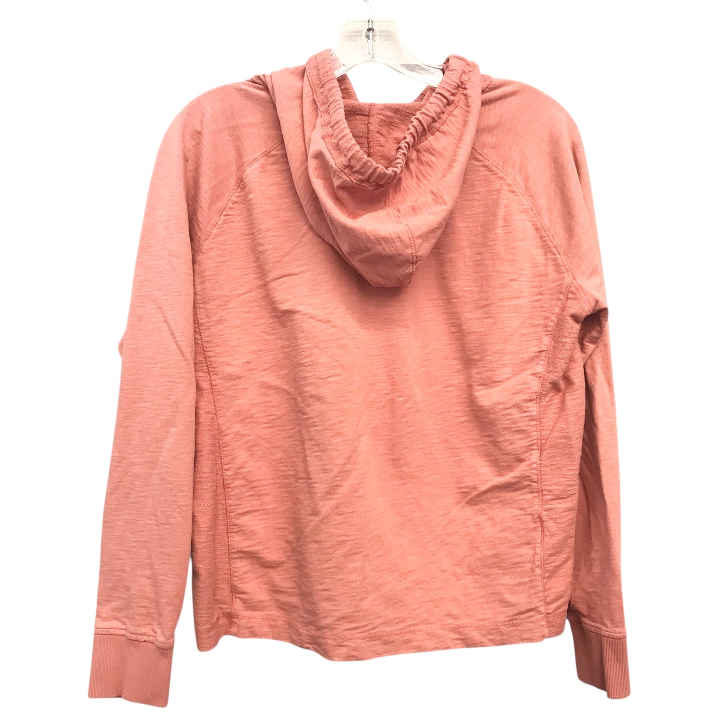 Sweatshirt Hoodie By Eddie Bauer In Peach, Size:S