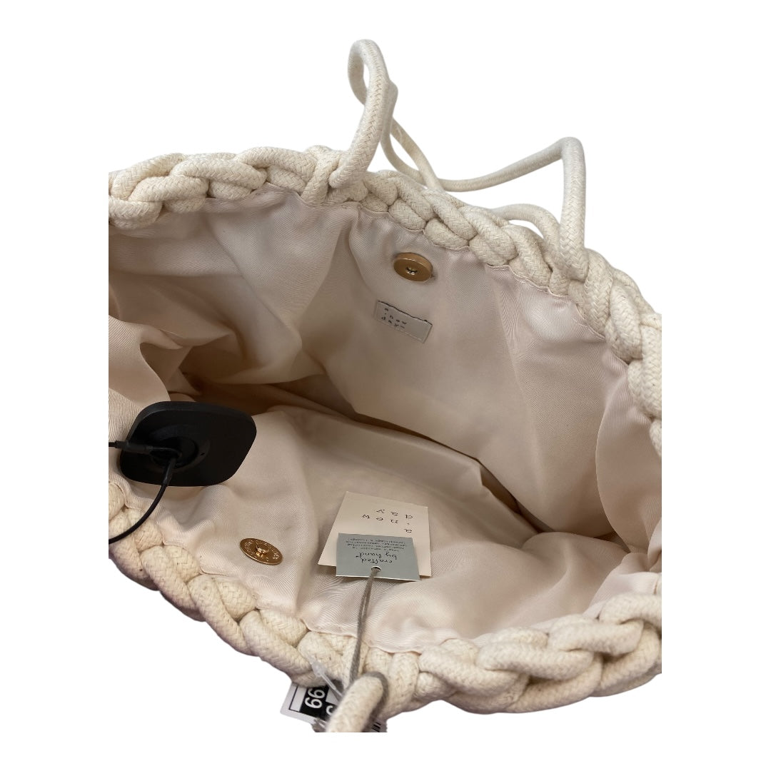 Handbag By A New Day In Cream, Size:Medium