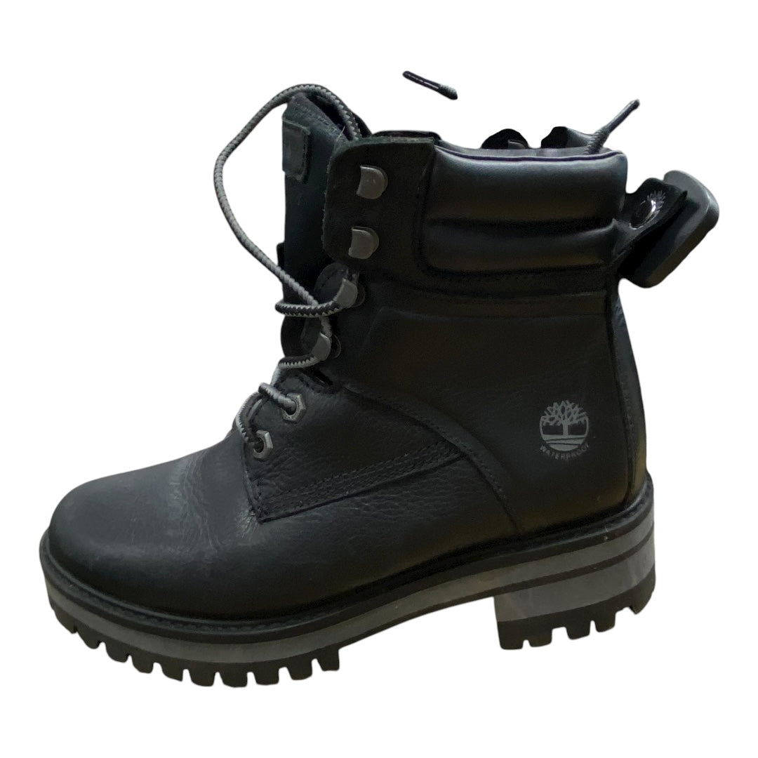 Boots Ankle Flats By Timberland In Black, Size:6.5