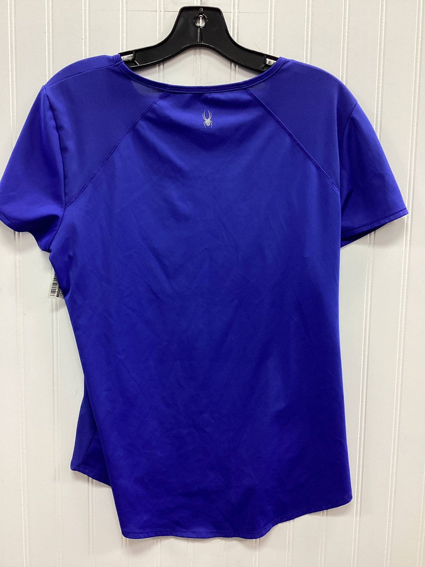 Athletic Top Ss By Spyder In Purple, Size:L