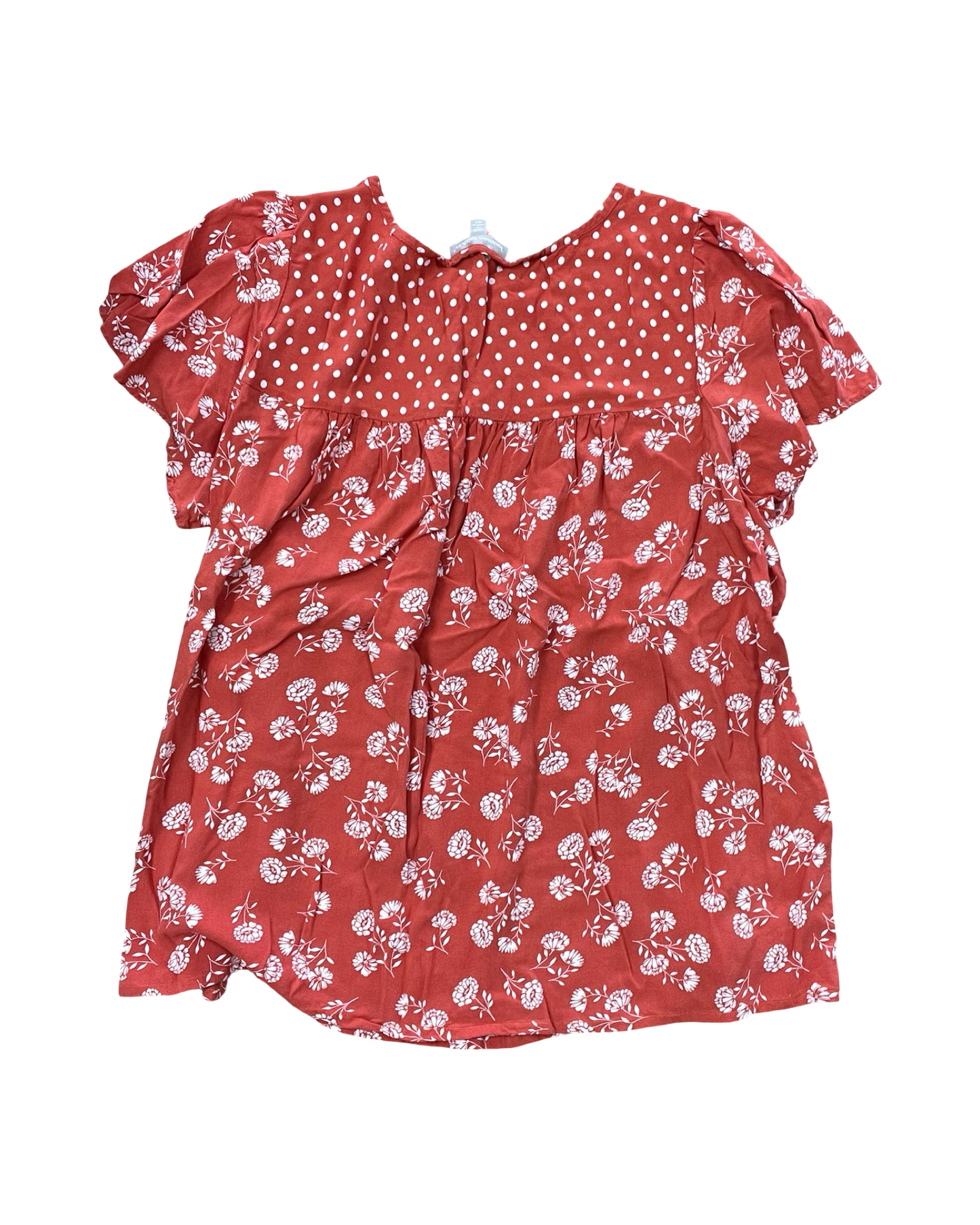 Top Ss By Woman Within In Orange, Size:2X